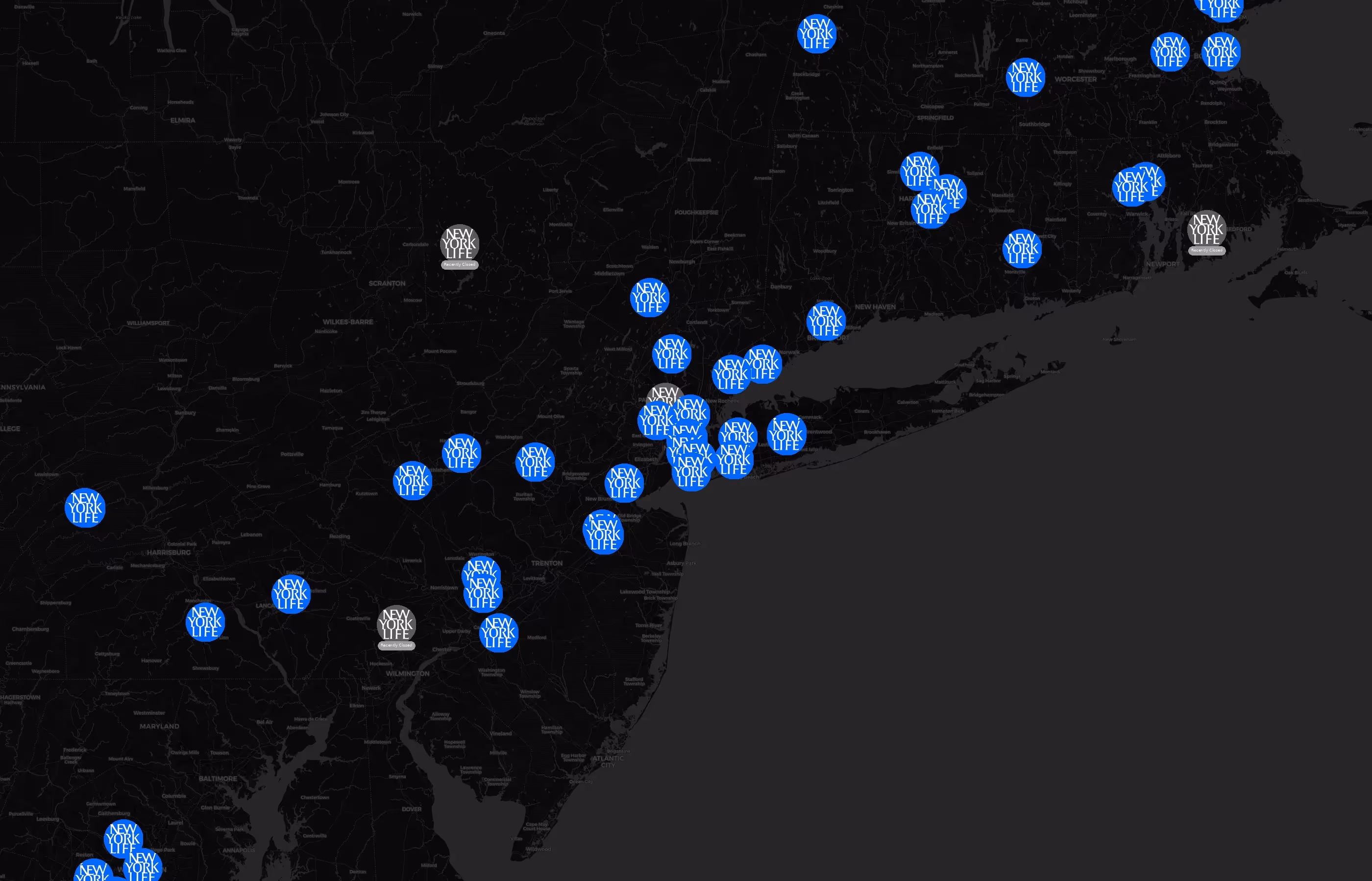 New York Life city distribution