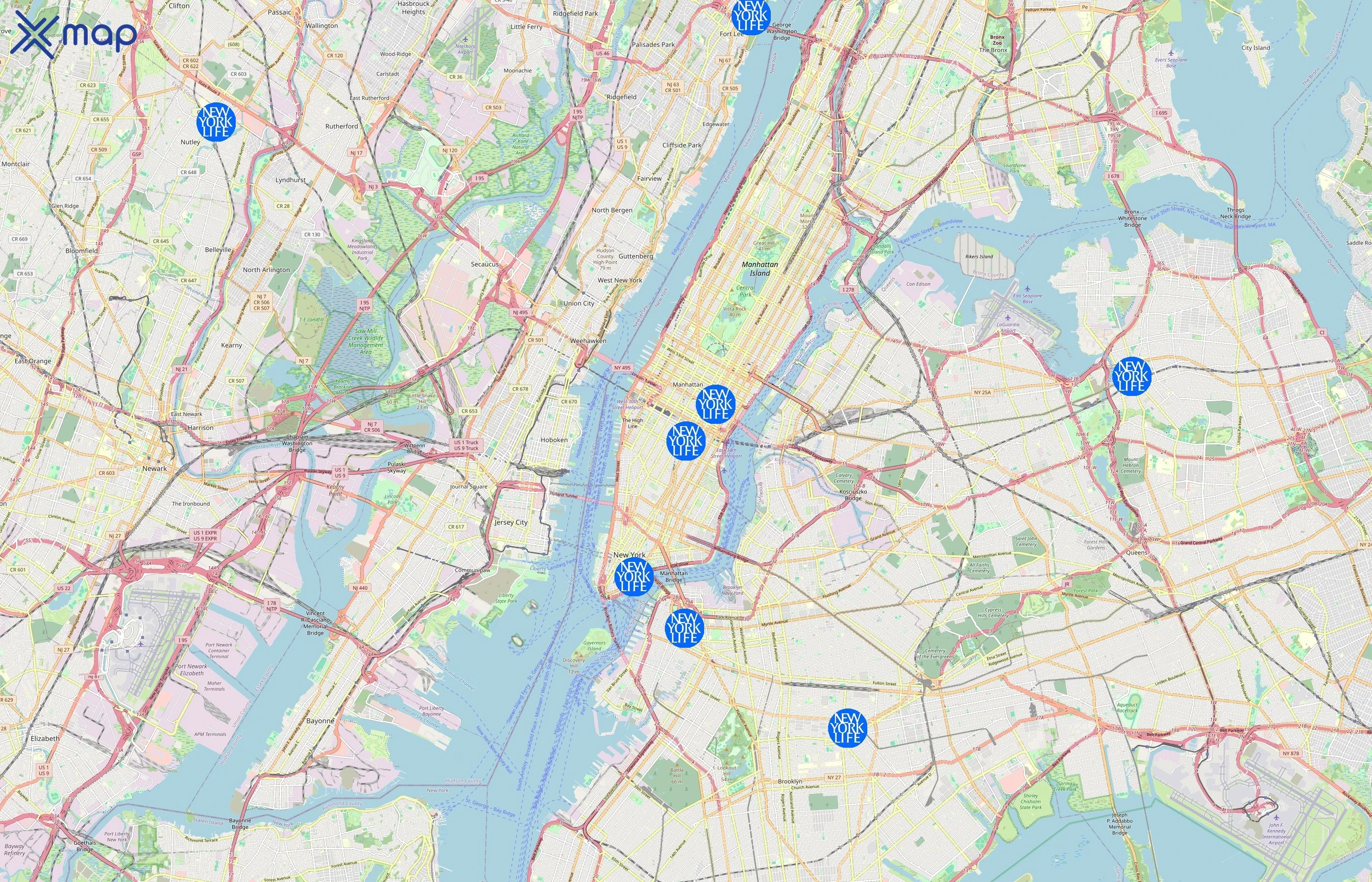 New York Life area coverage