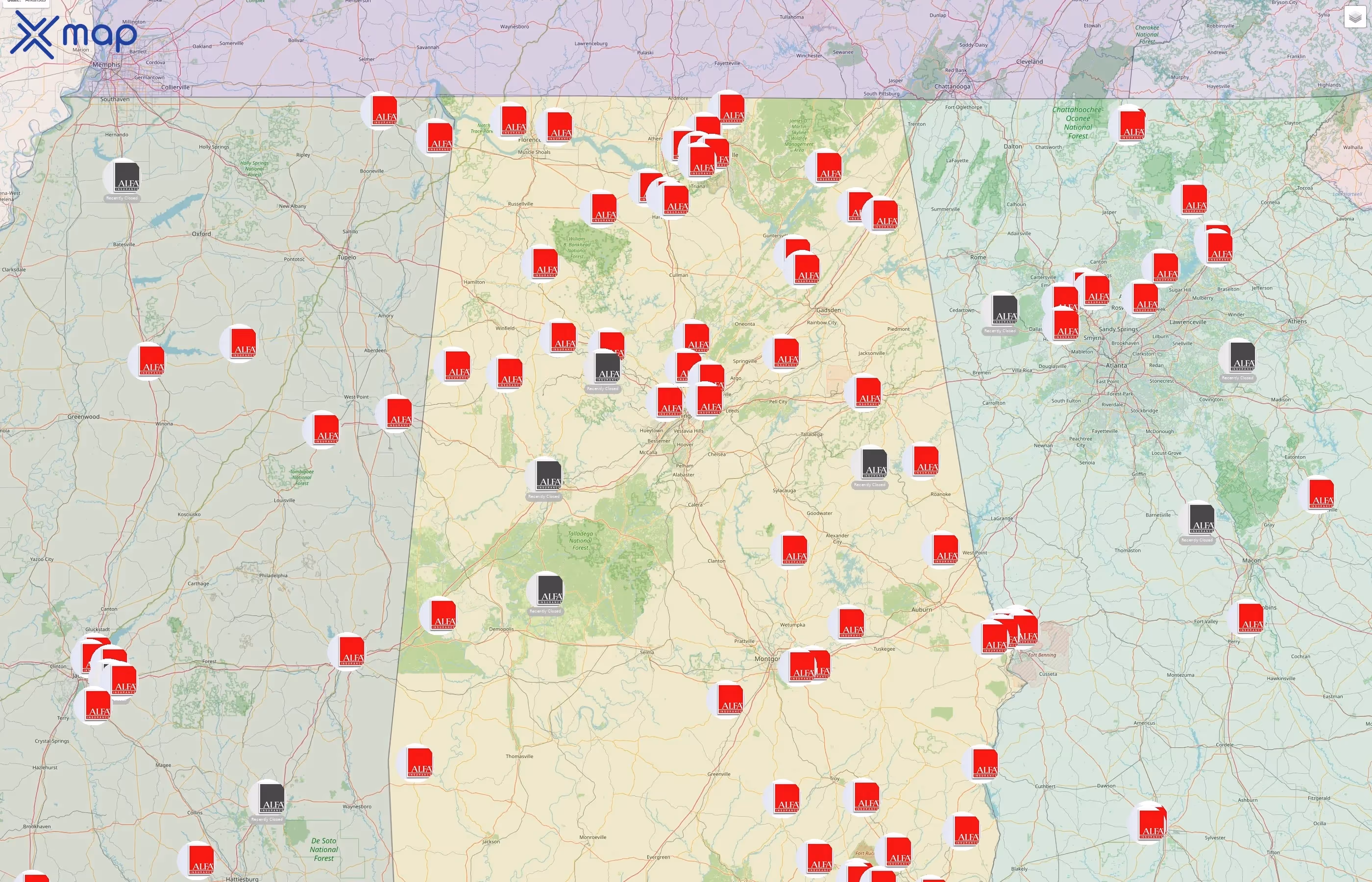 Alfa Insurance street hotspots