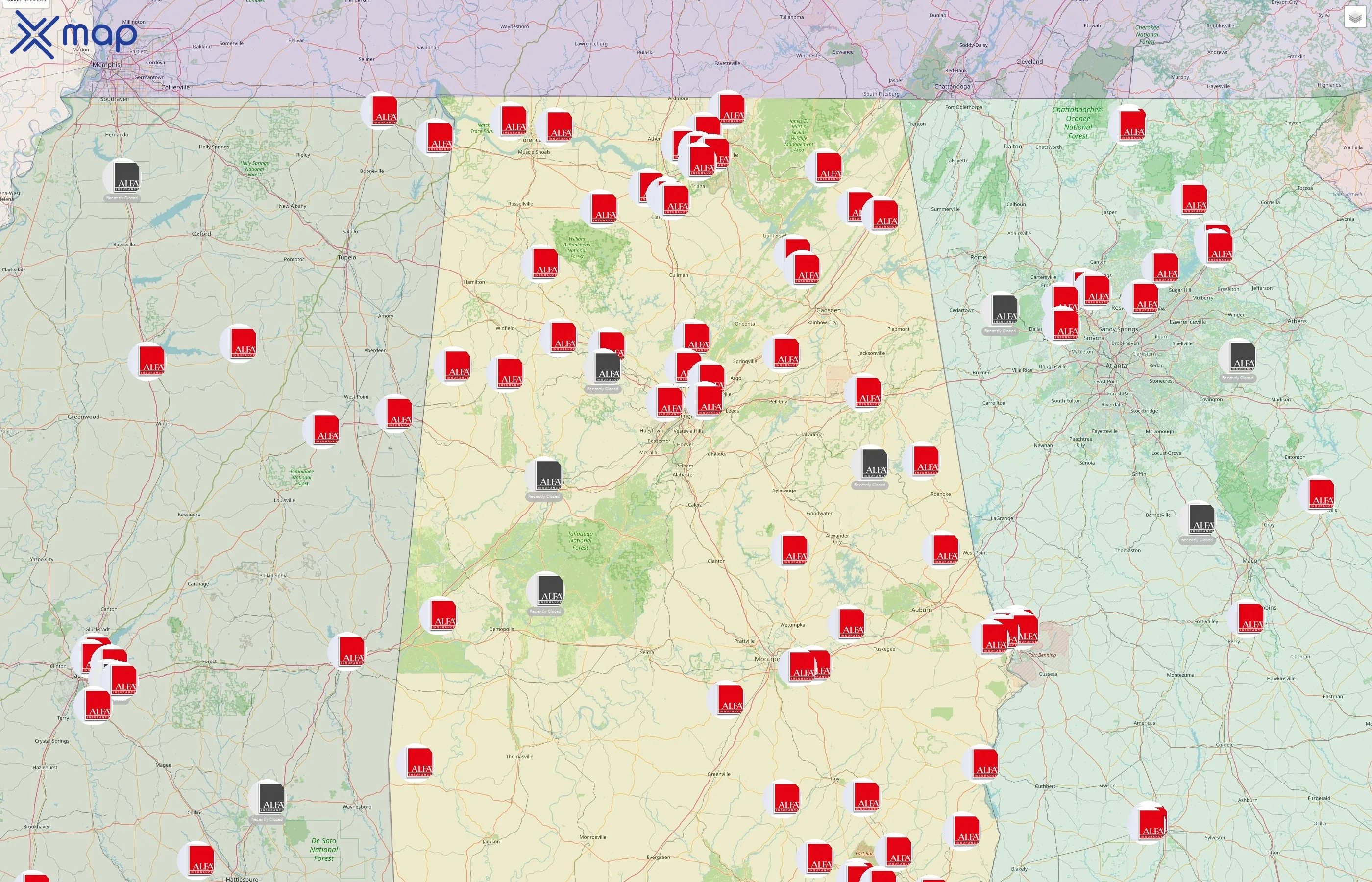 Alfa Insurance street hotspots