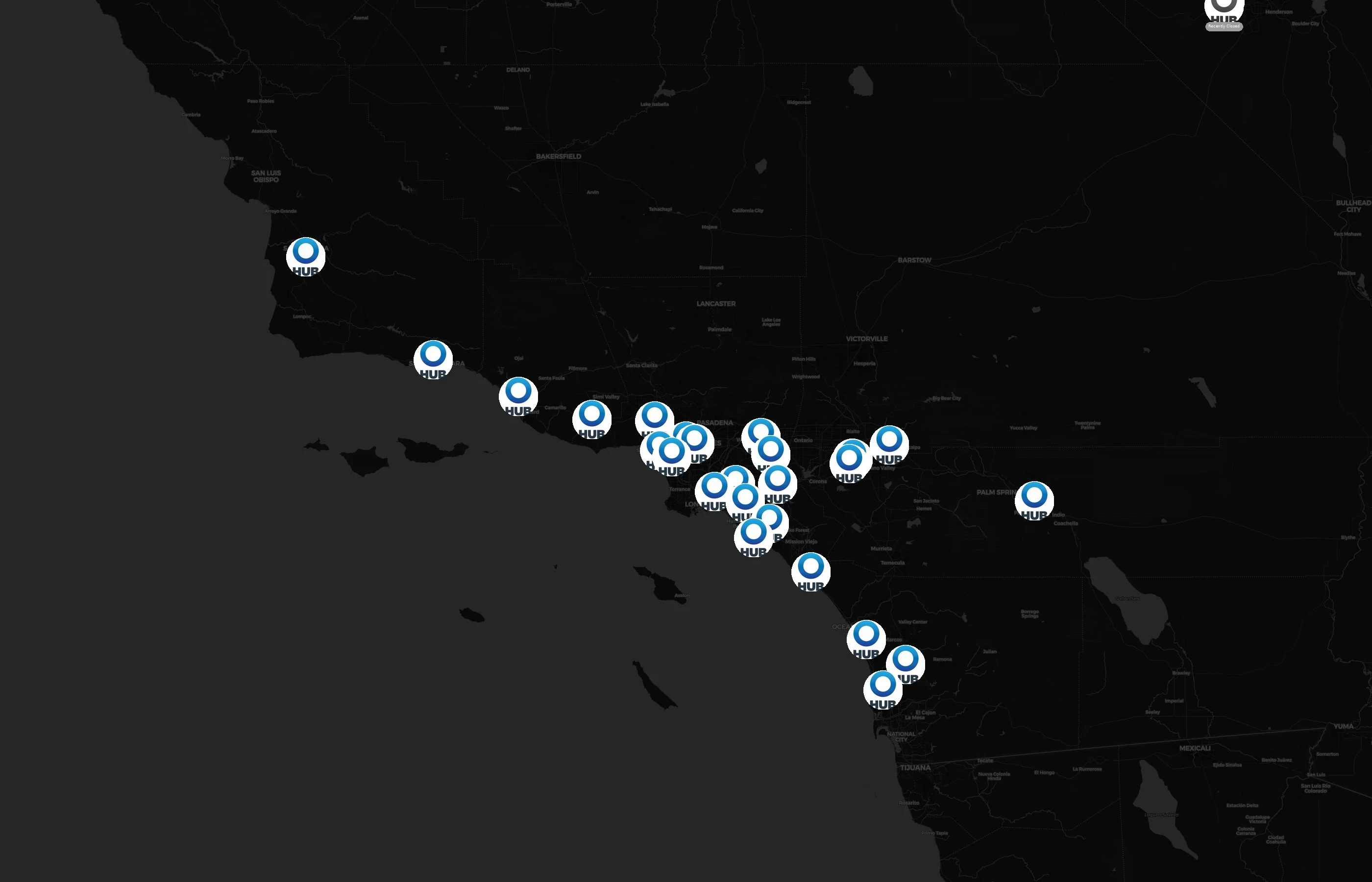 HUB International city distribution
