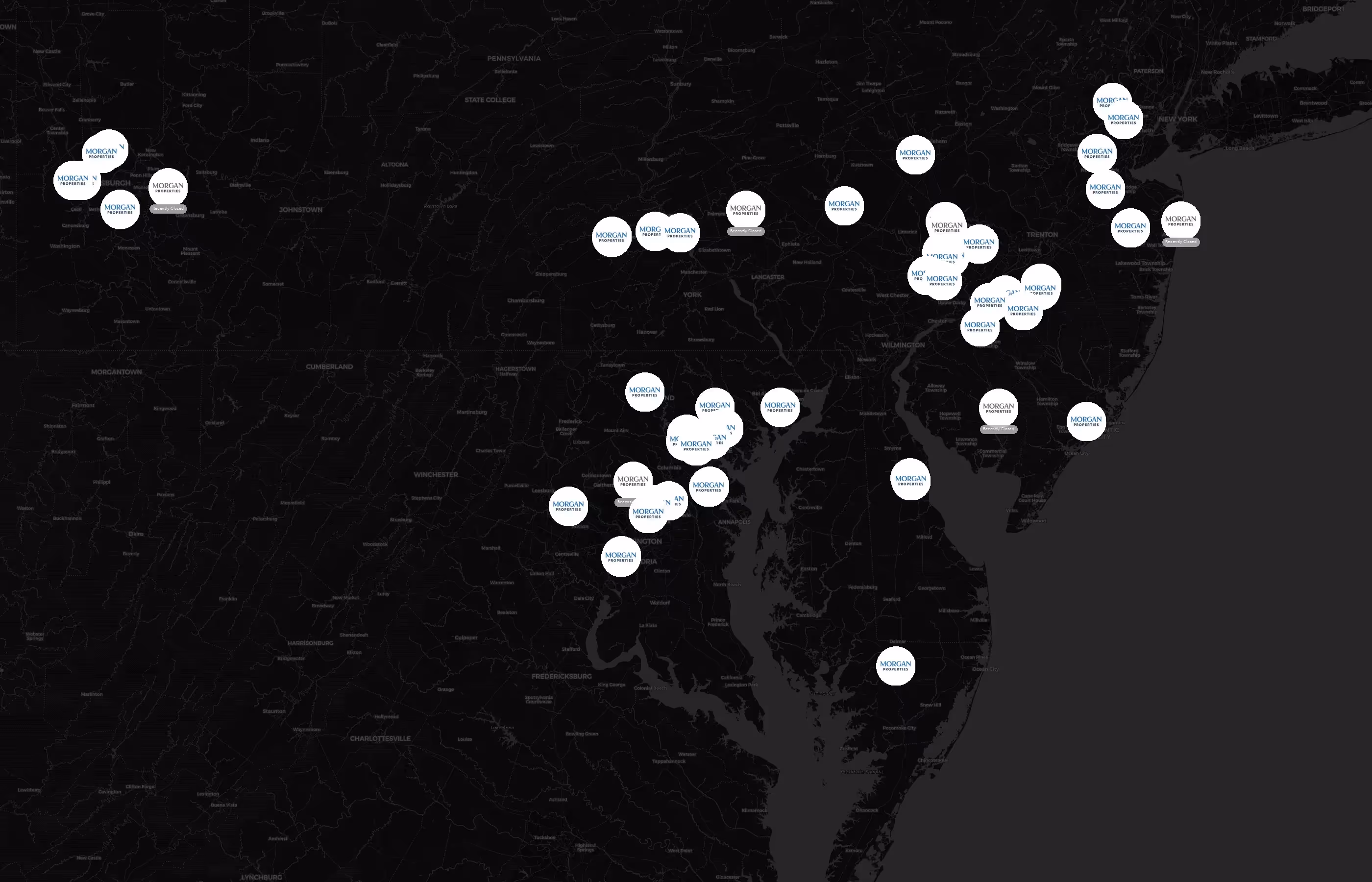 Morgan Properties city distribution