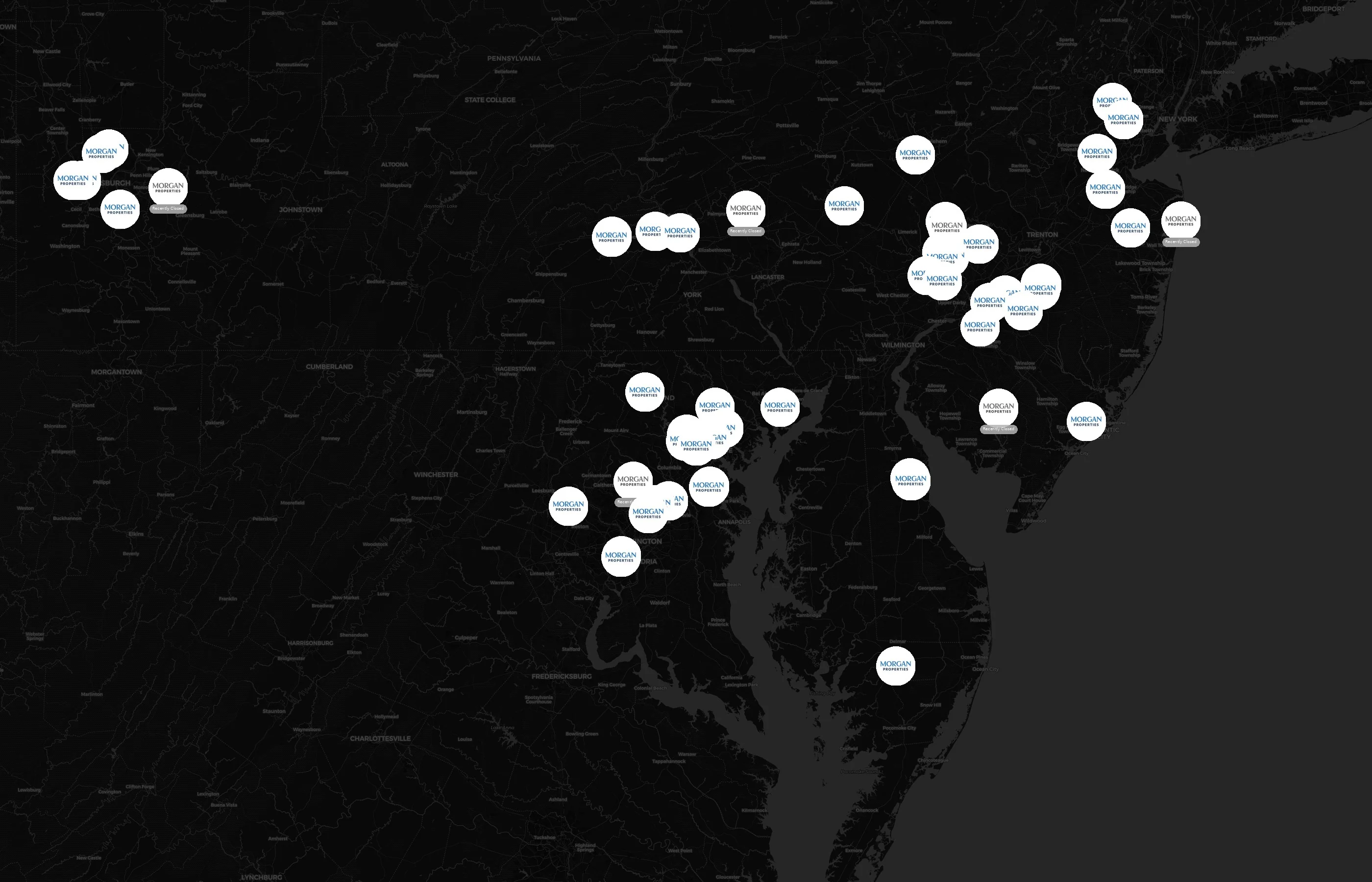 Morgan Properties city distribution