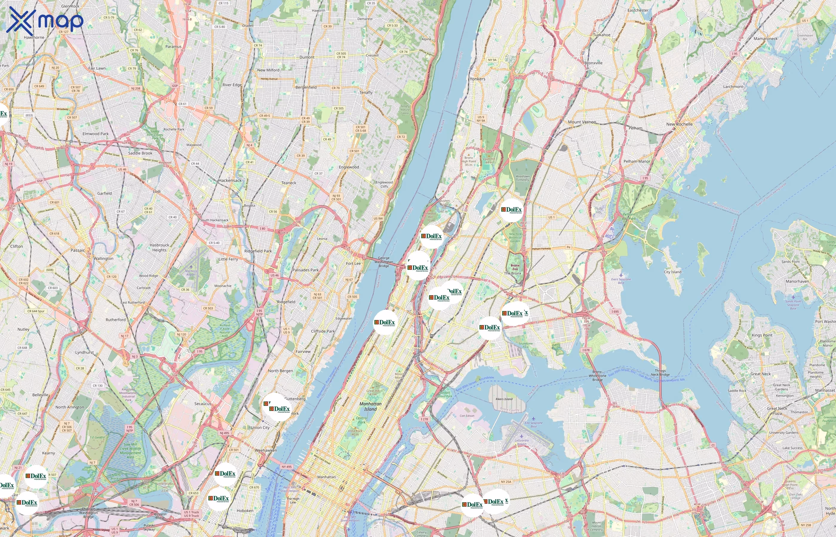 DolEx Dollar Express area coverage