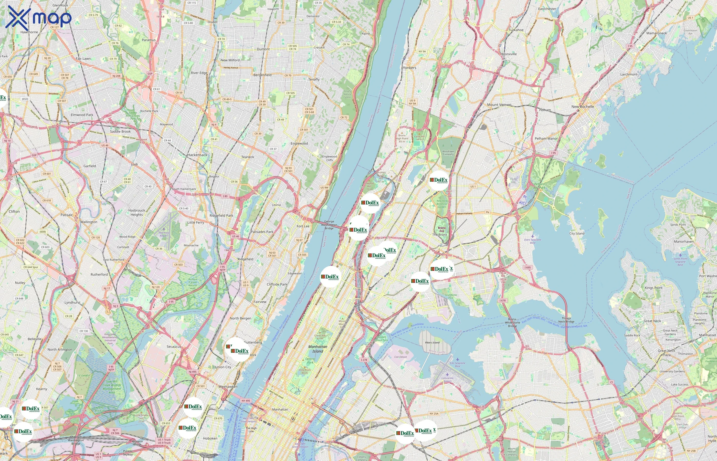 DolEx Dollar Express area coverage