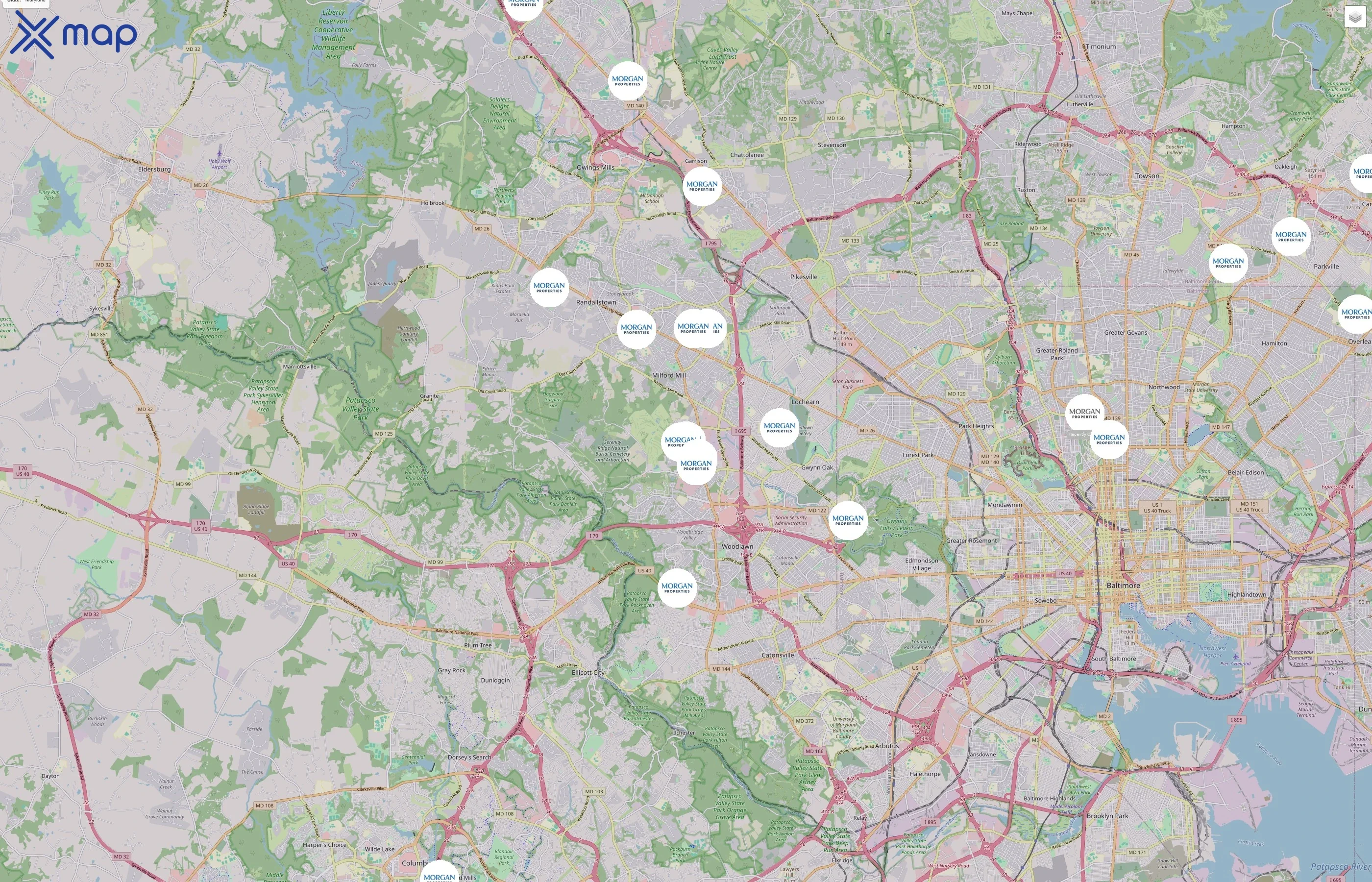 Morgan Properties traffic data