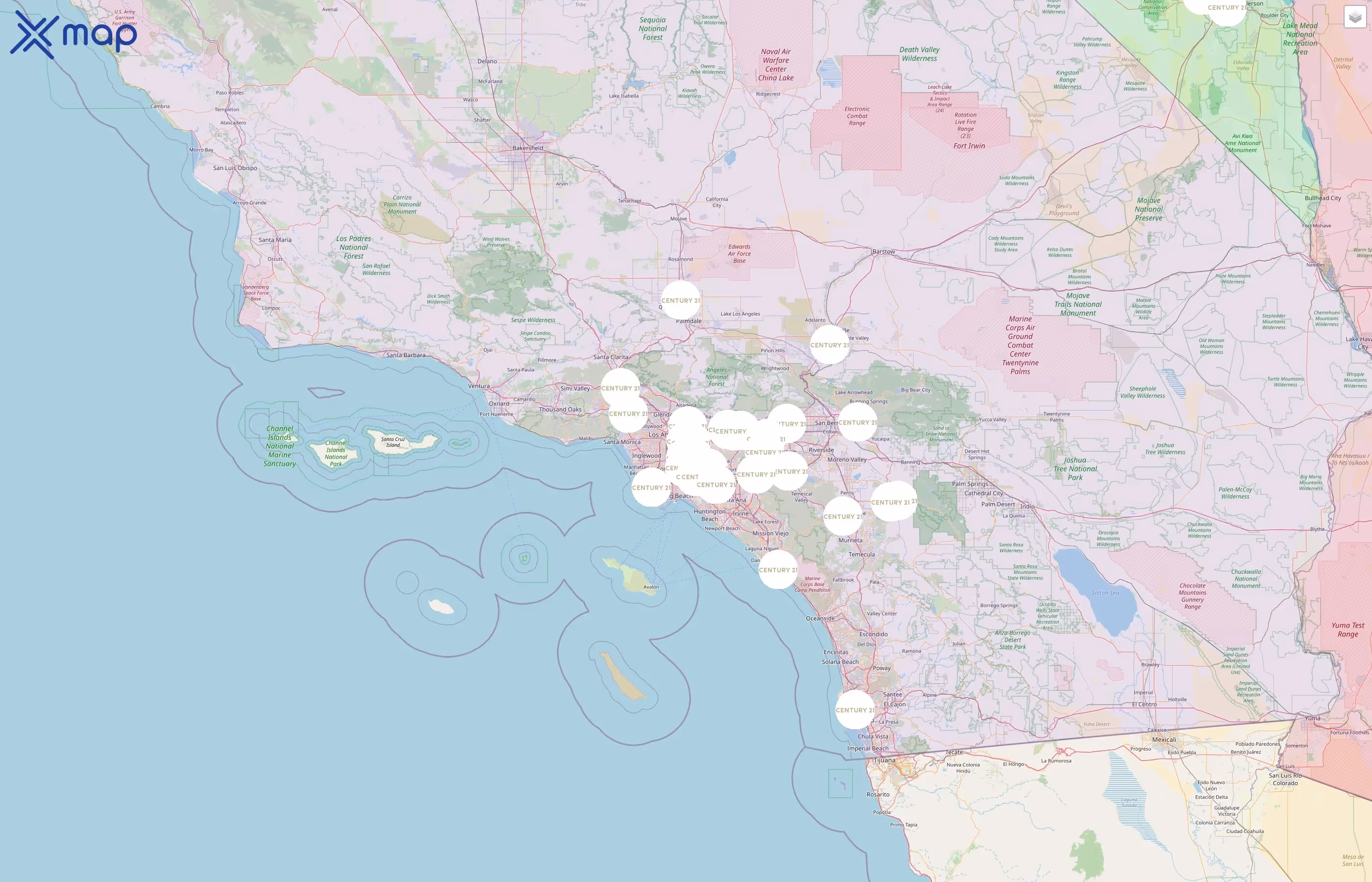 Century 21 street hotspots