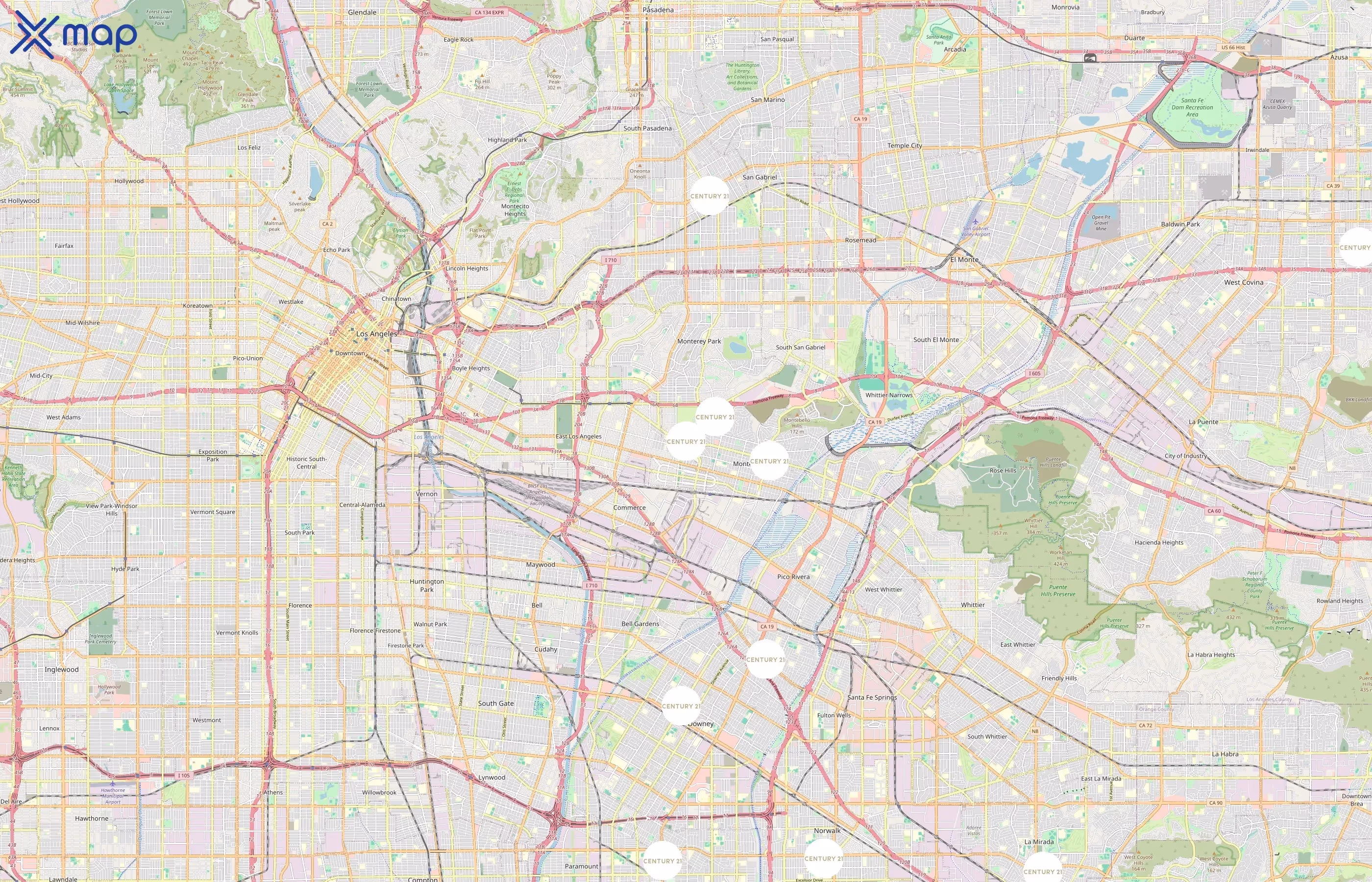 Century 21 area coverage