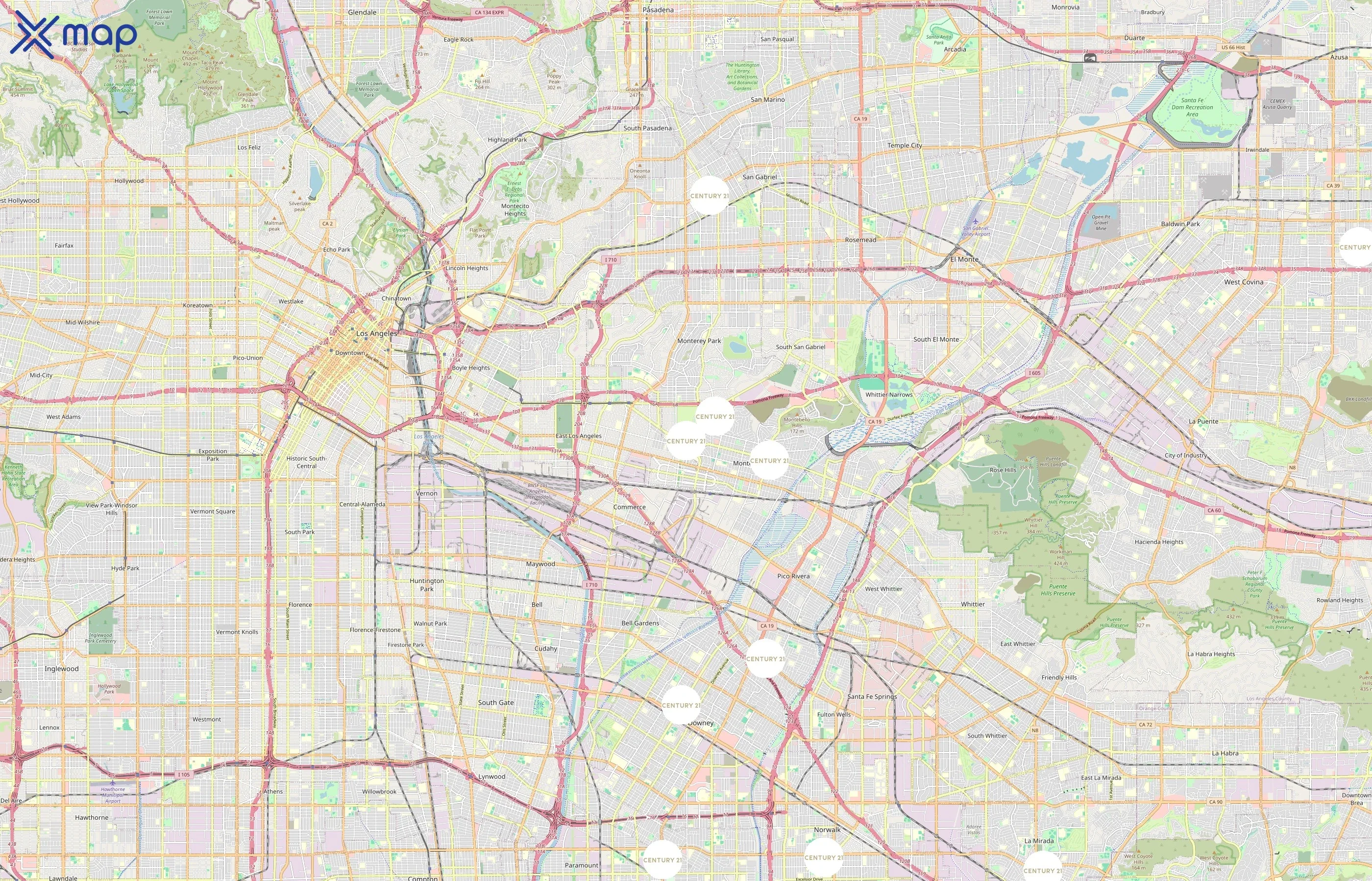 Century 21 area coverage