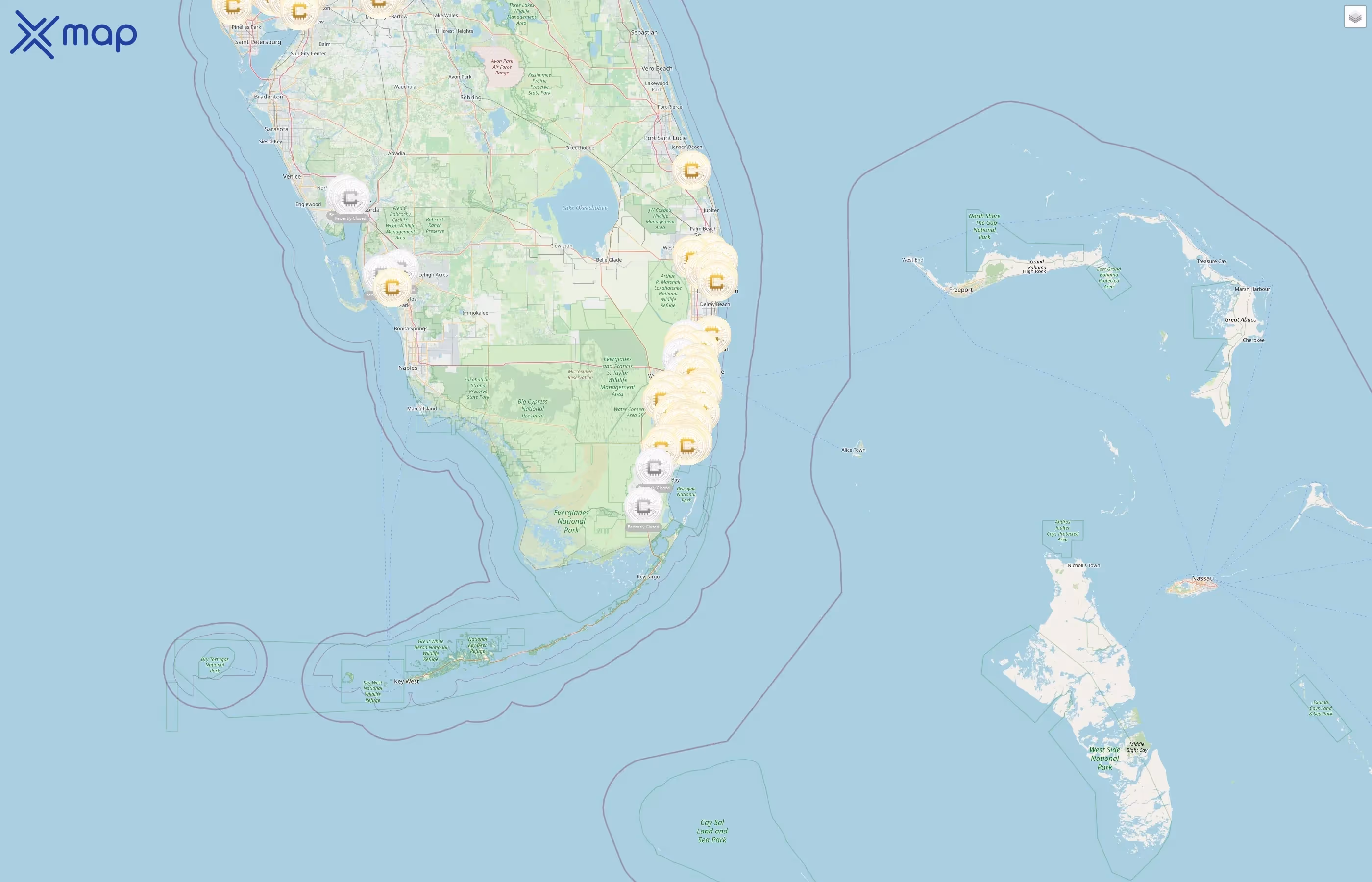 Cryptobase street hotspots