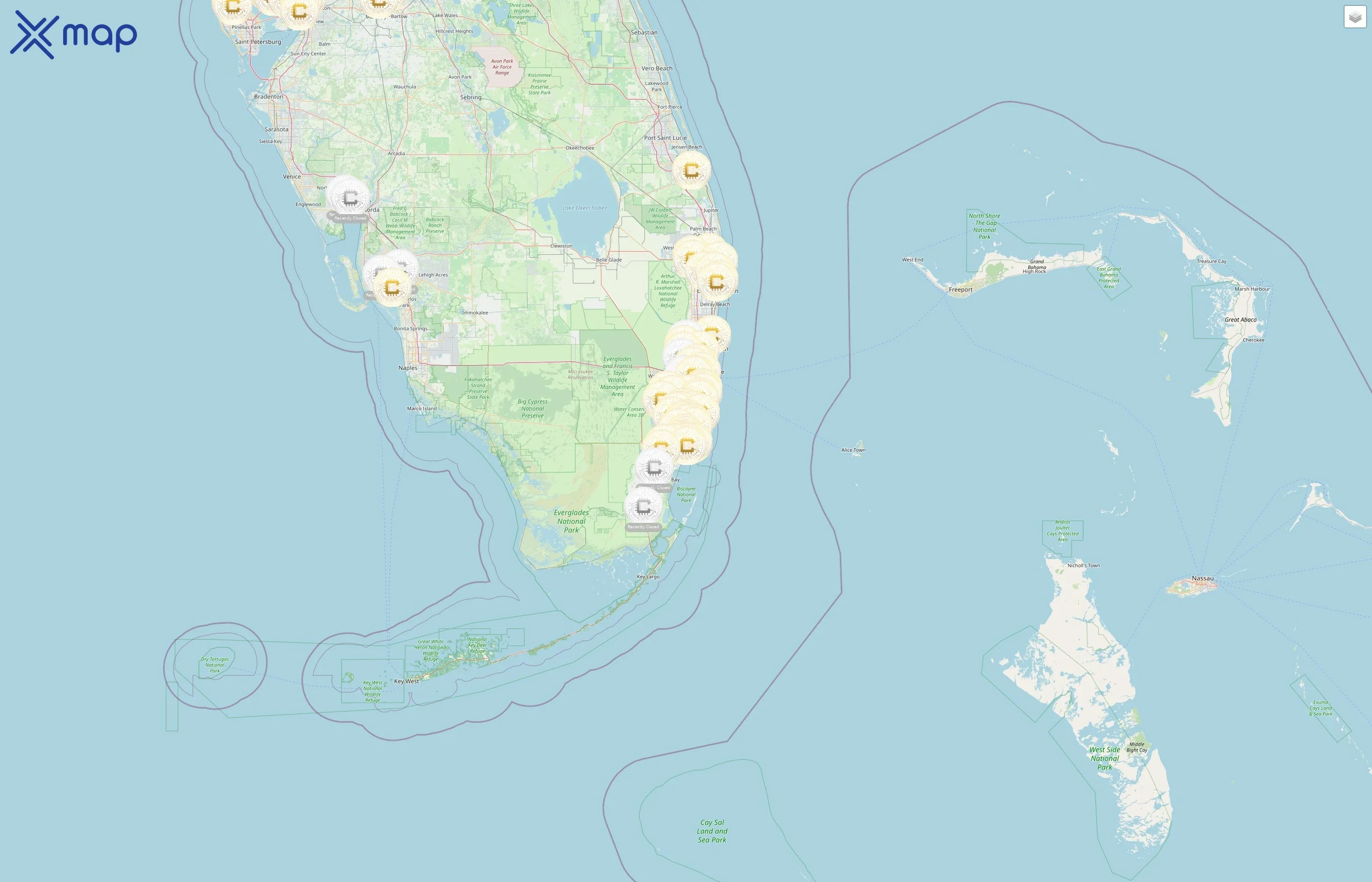 Cryptobase street hotspots