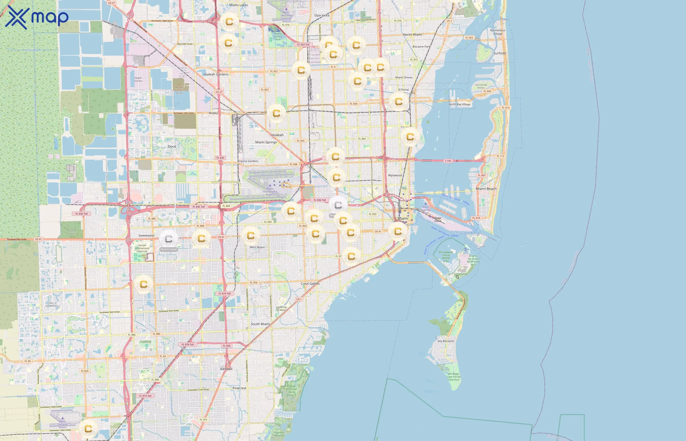Cryptobase area coverage