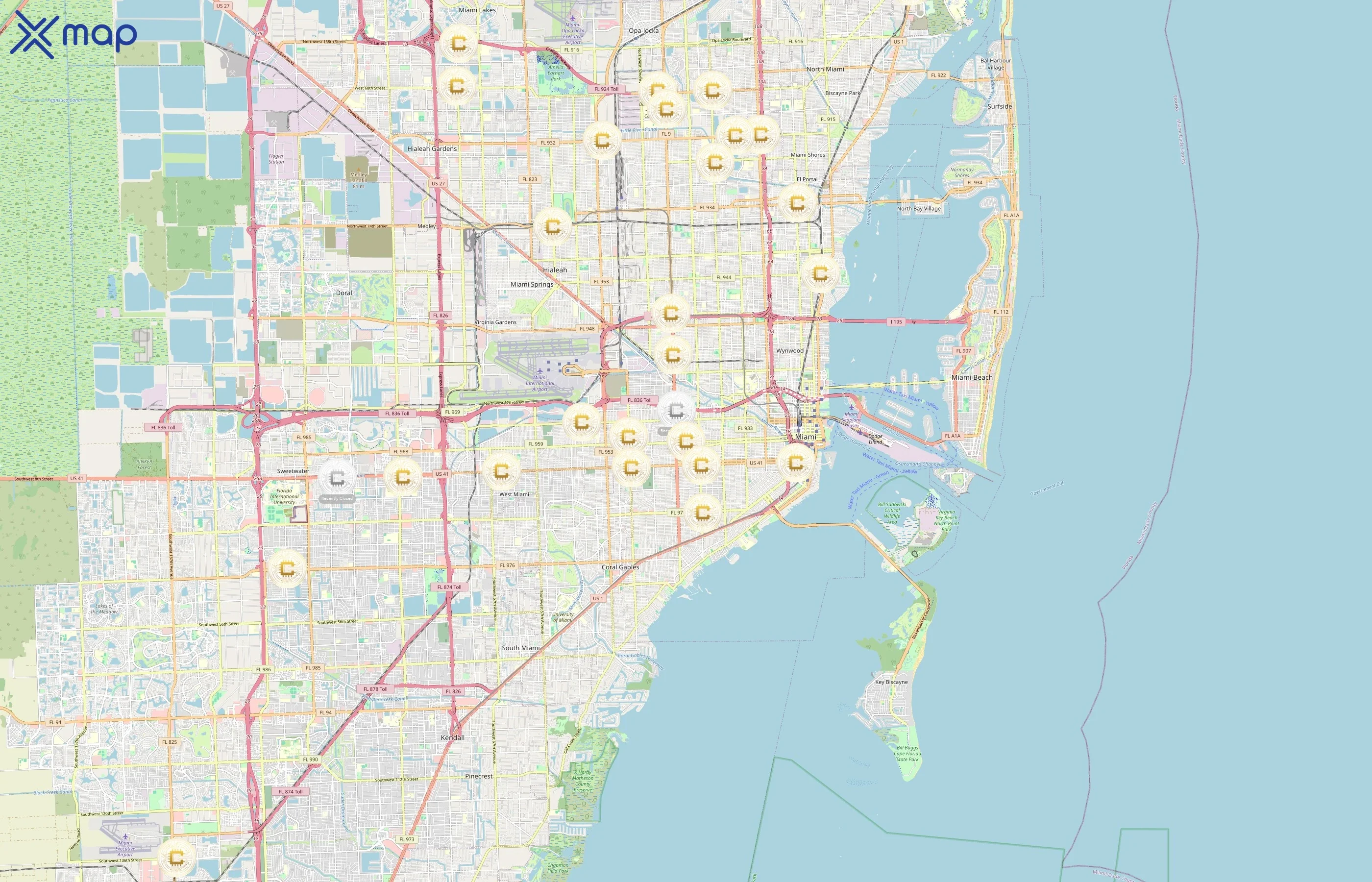 Cryptobase area coverage