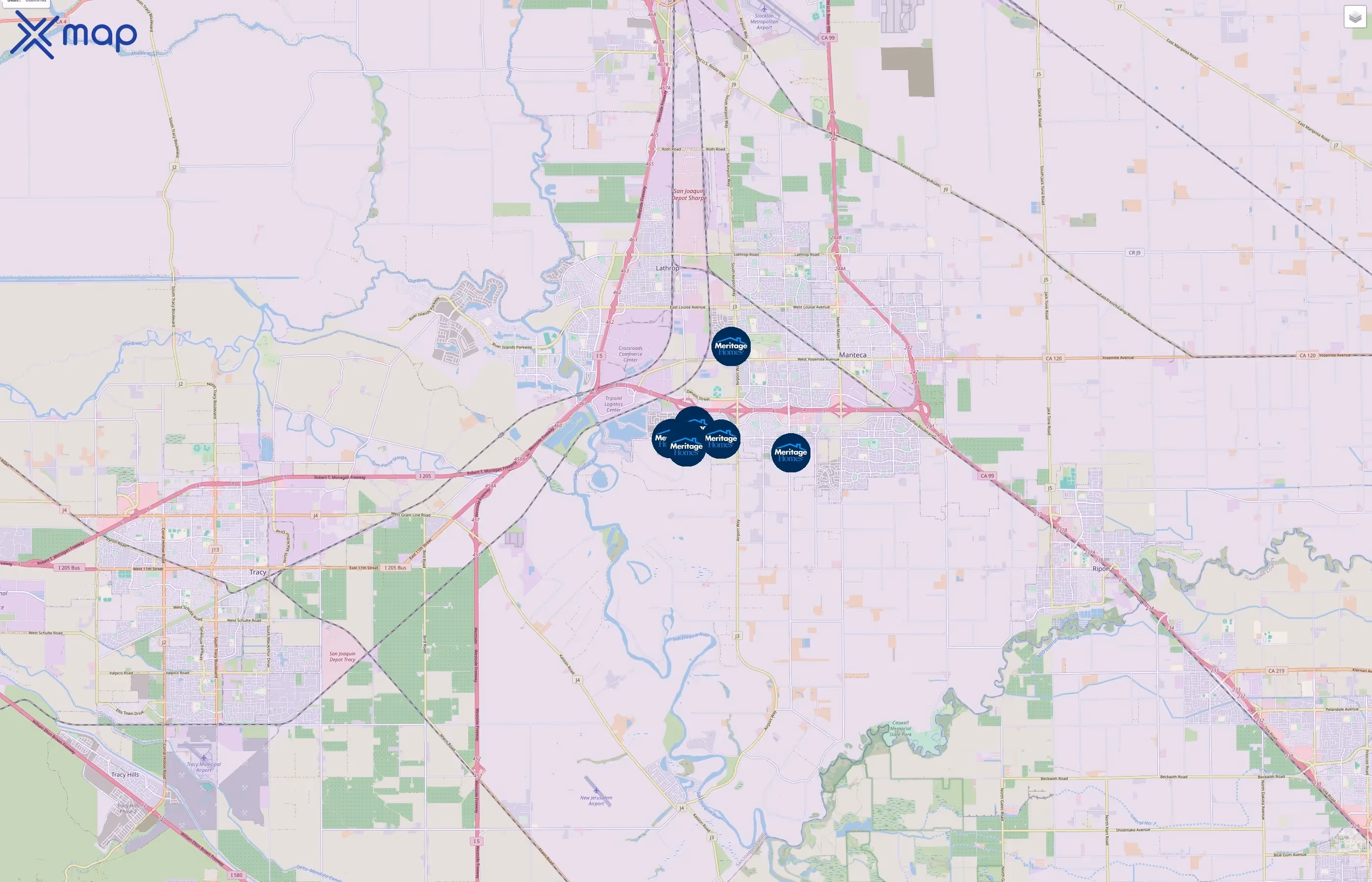 Meritage Homes traffic data