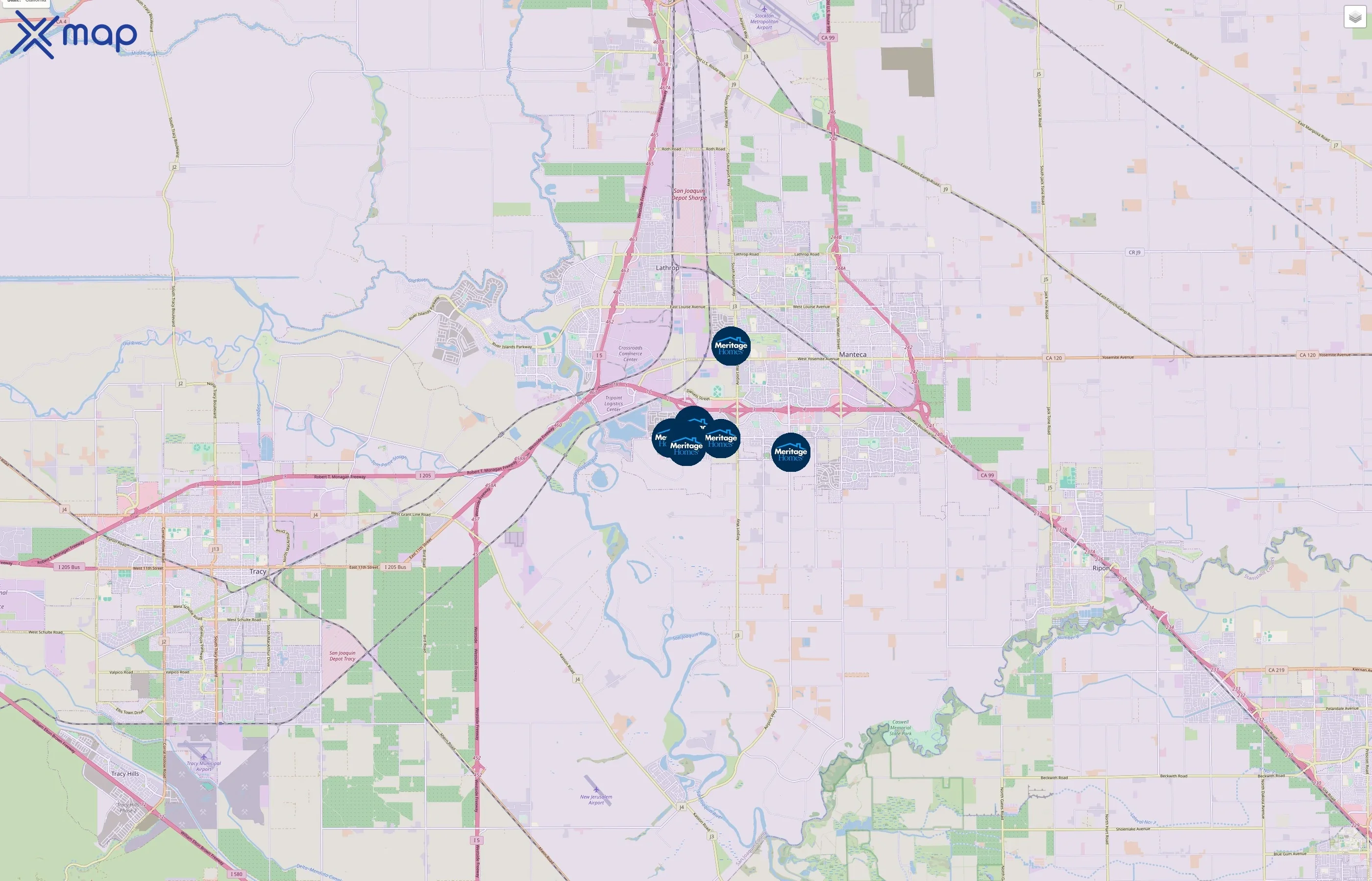 Meritage Homes traffic data