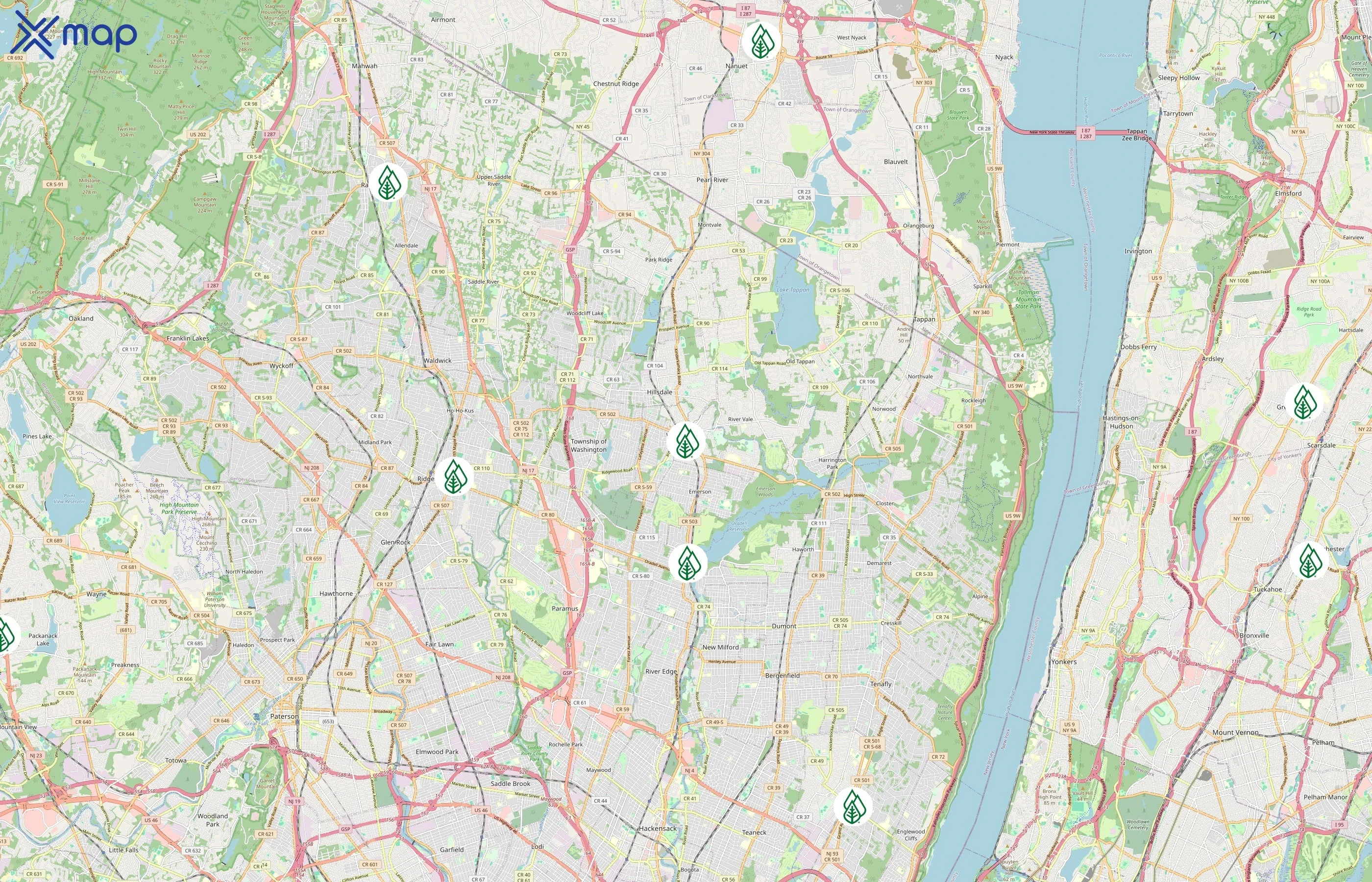 Huntington Learning Center area coverage