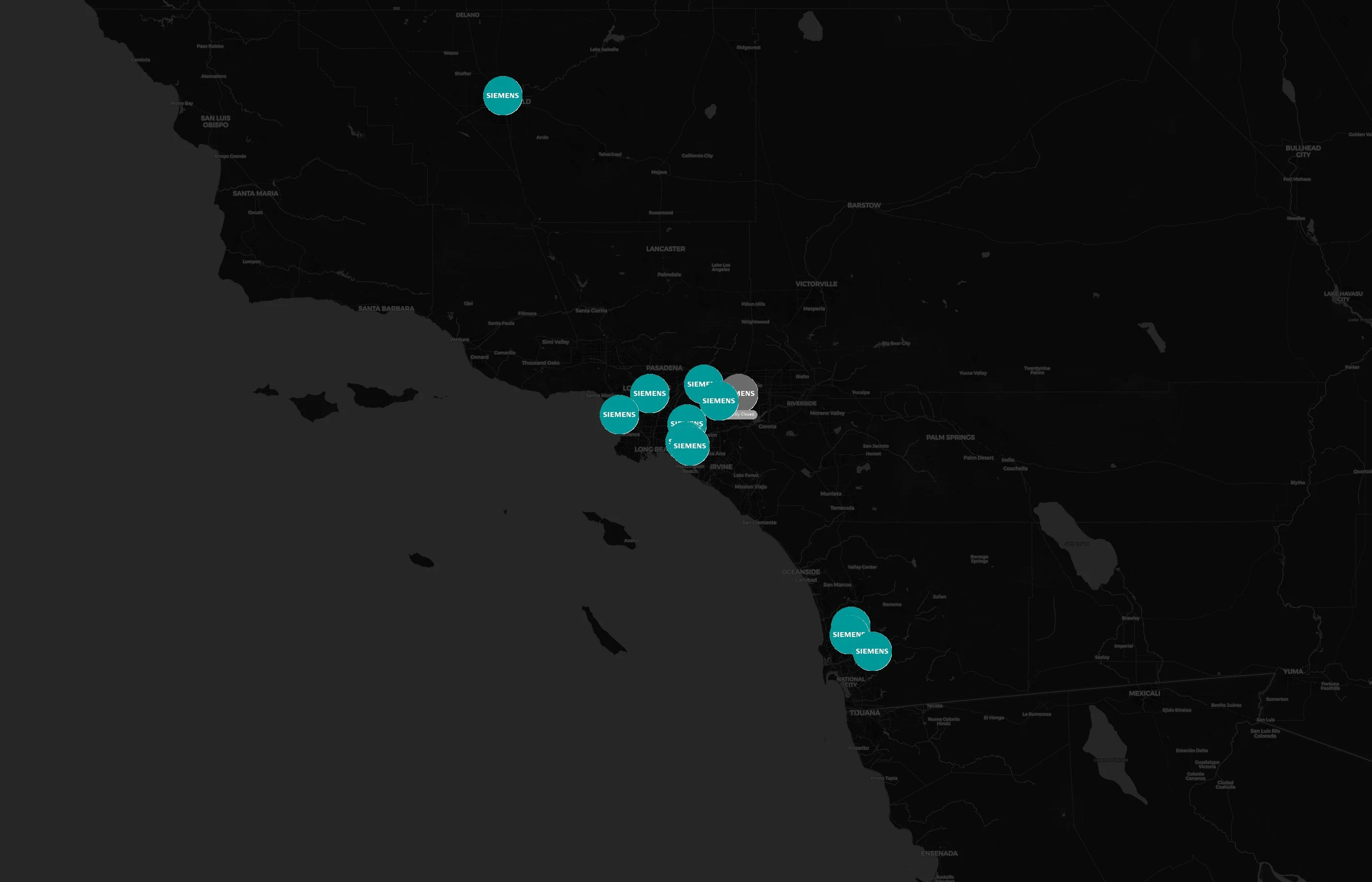 Siemens city distribution