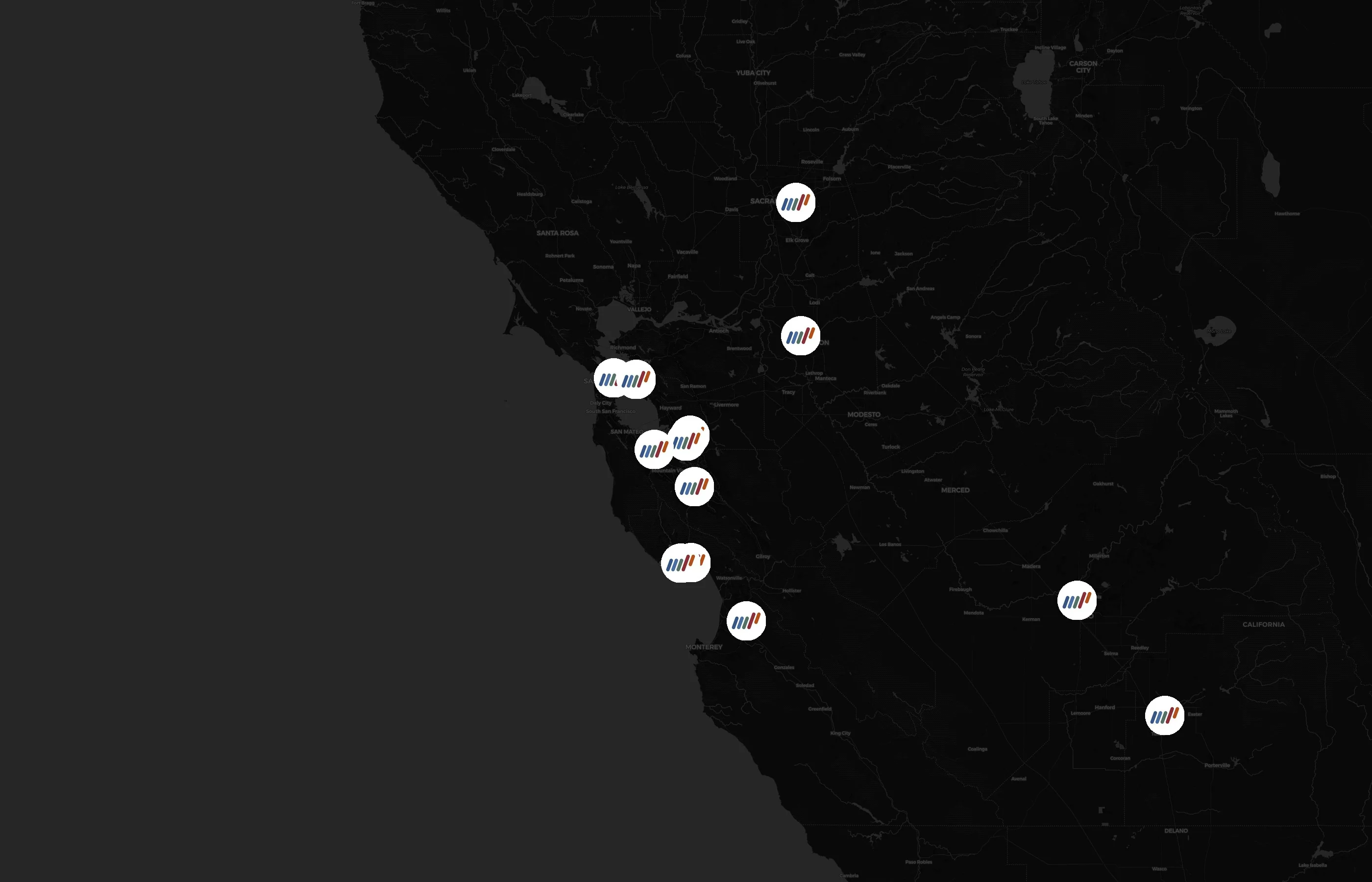 Manpower city distribution