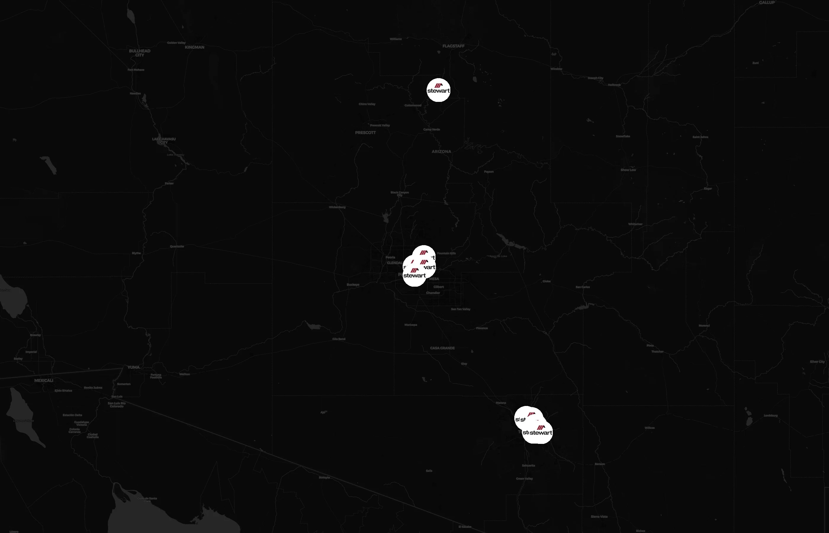 Stewart Title city distribution