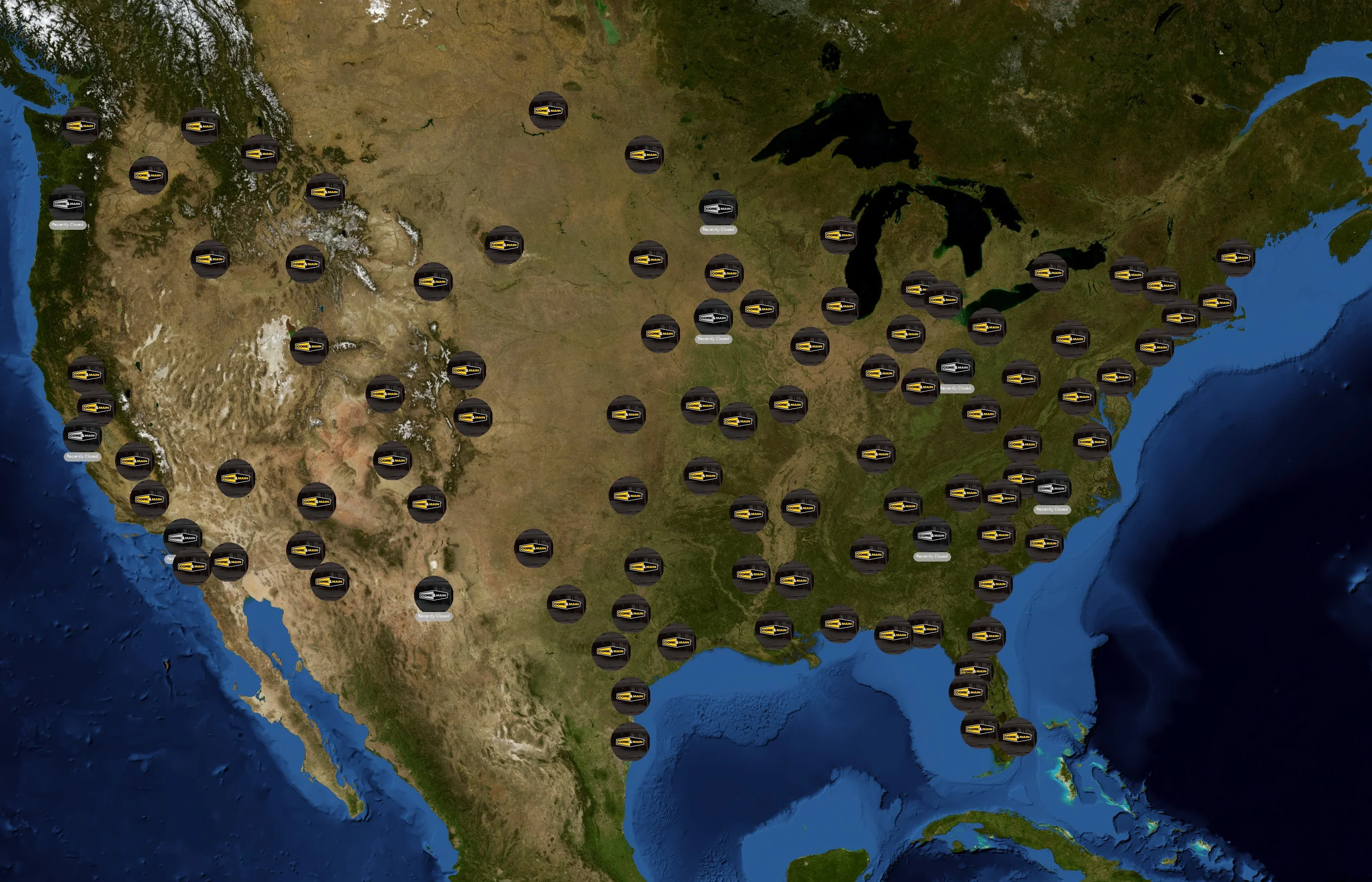 Core & Main state distribution