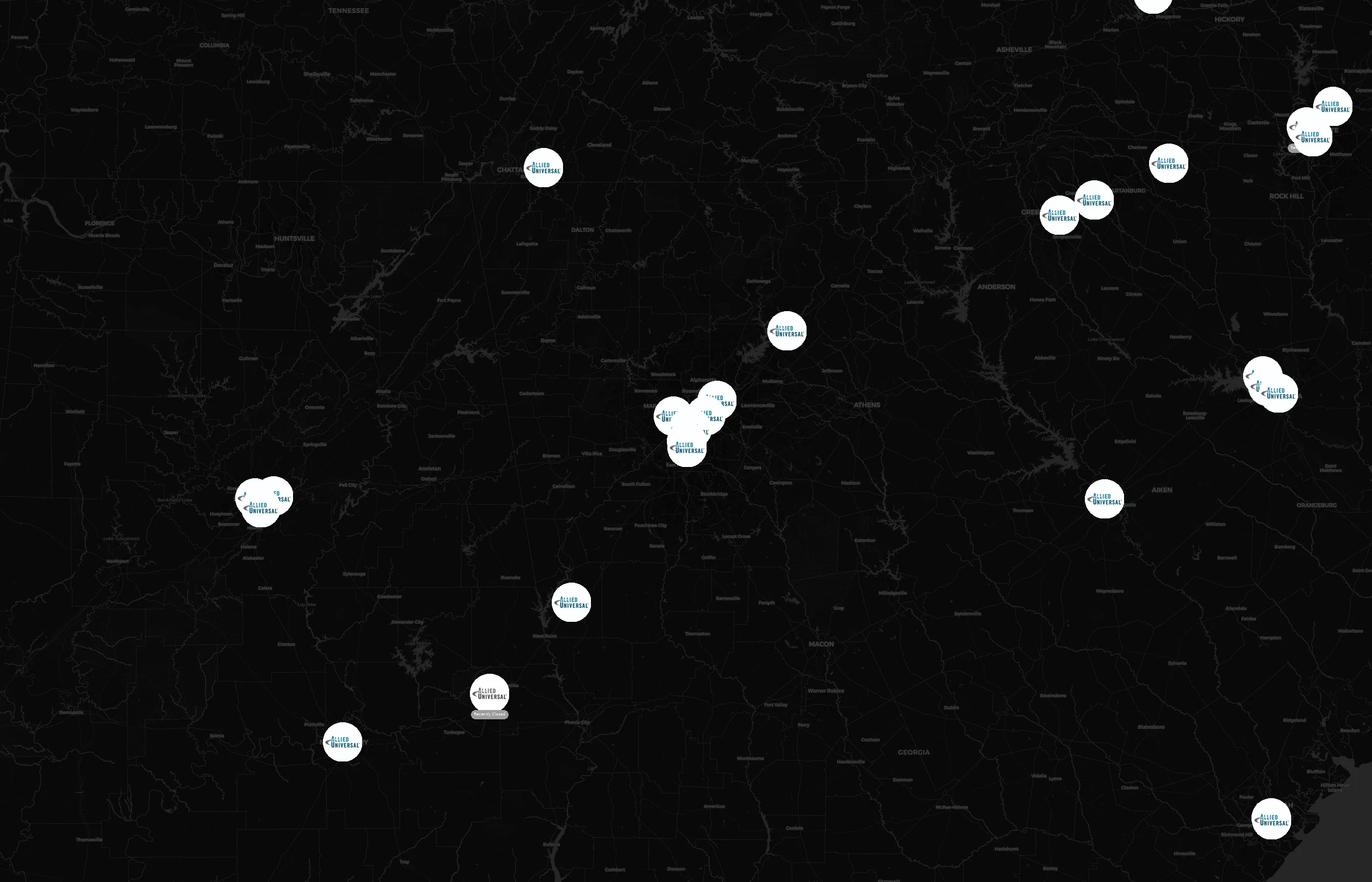 Allied Universal city distribution