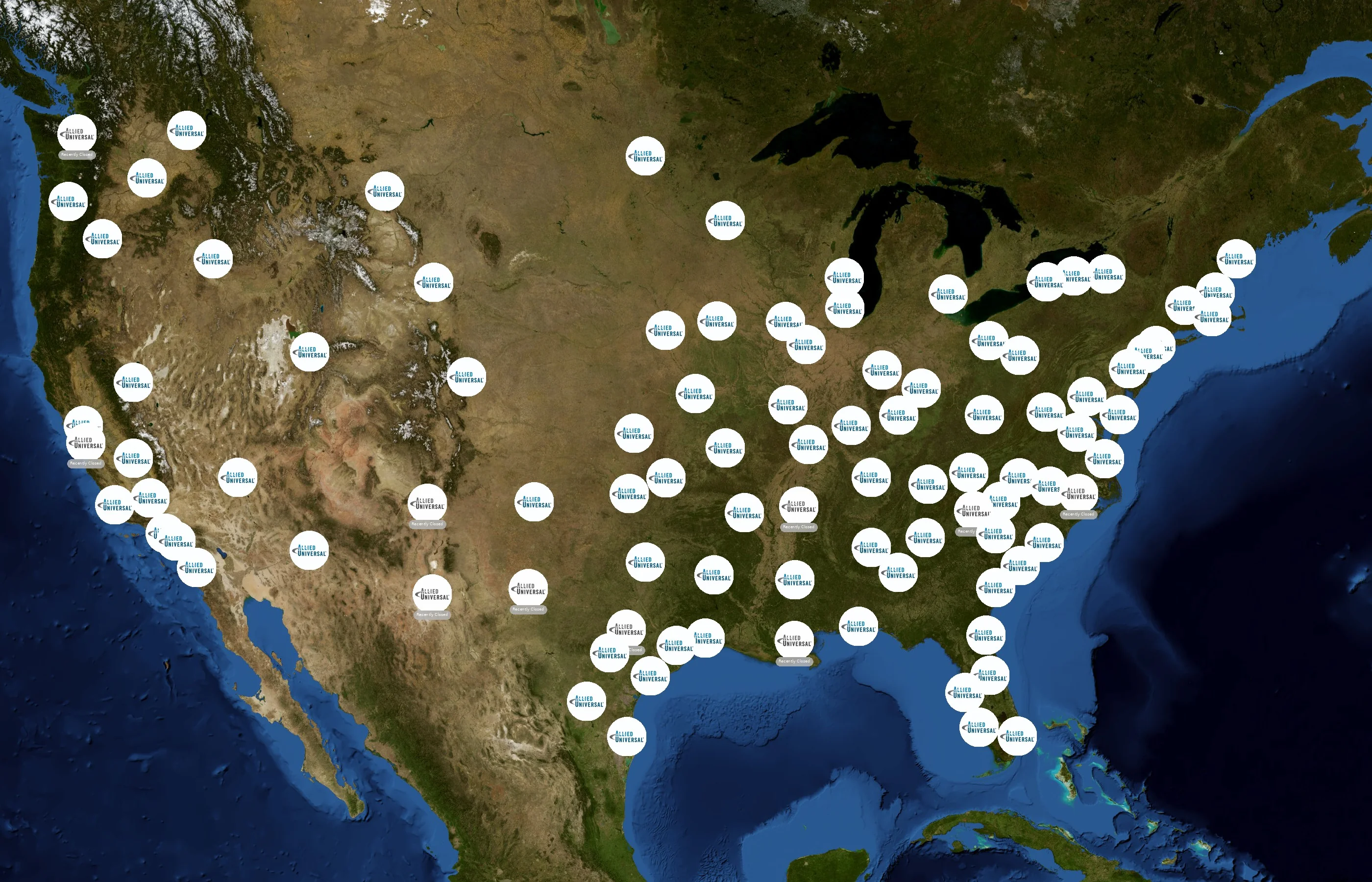 Allied Universal state distribution