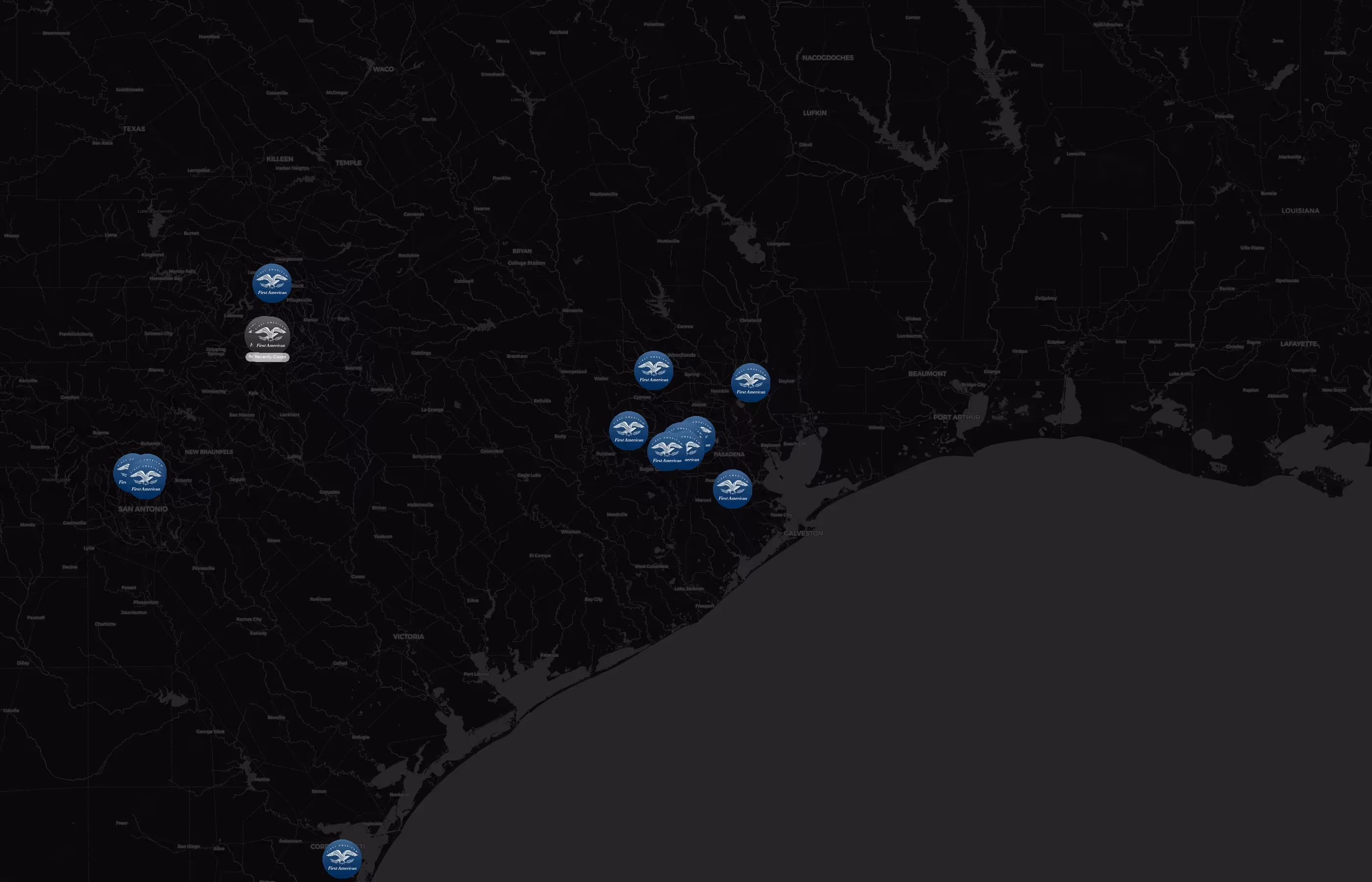 First American city distribution