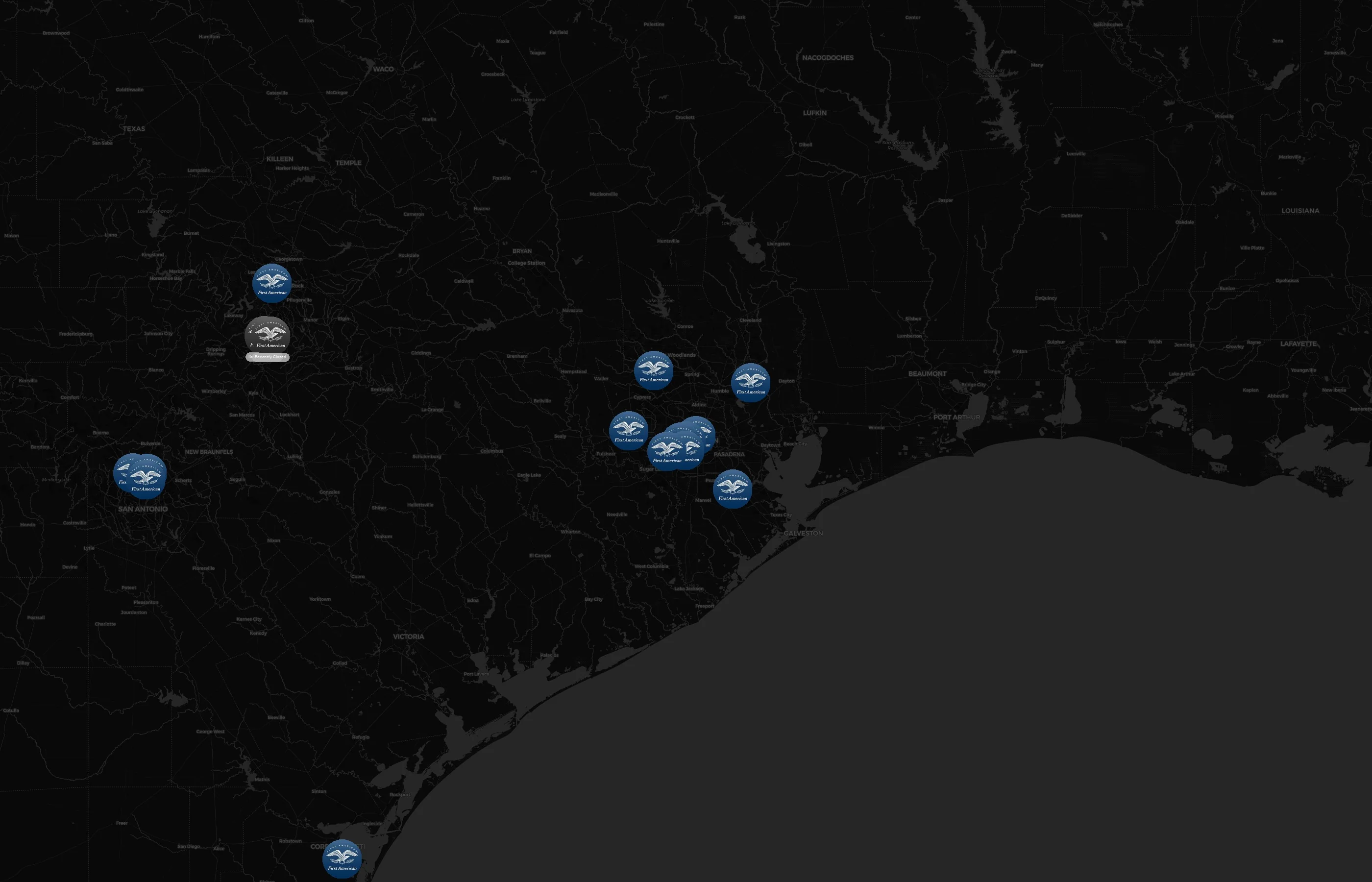 First American city distribution