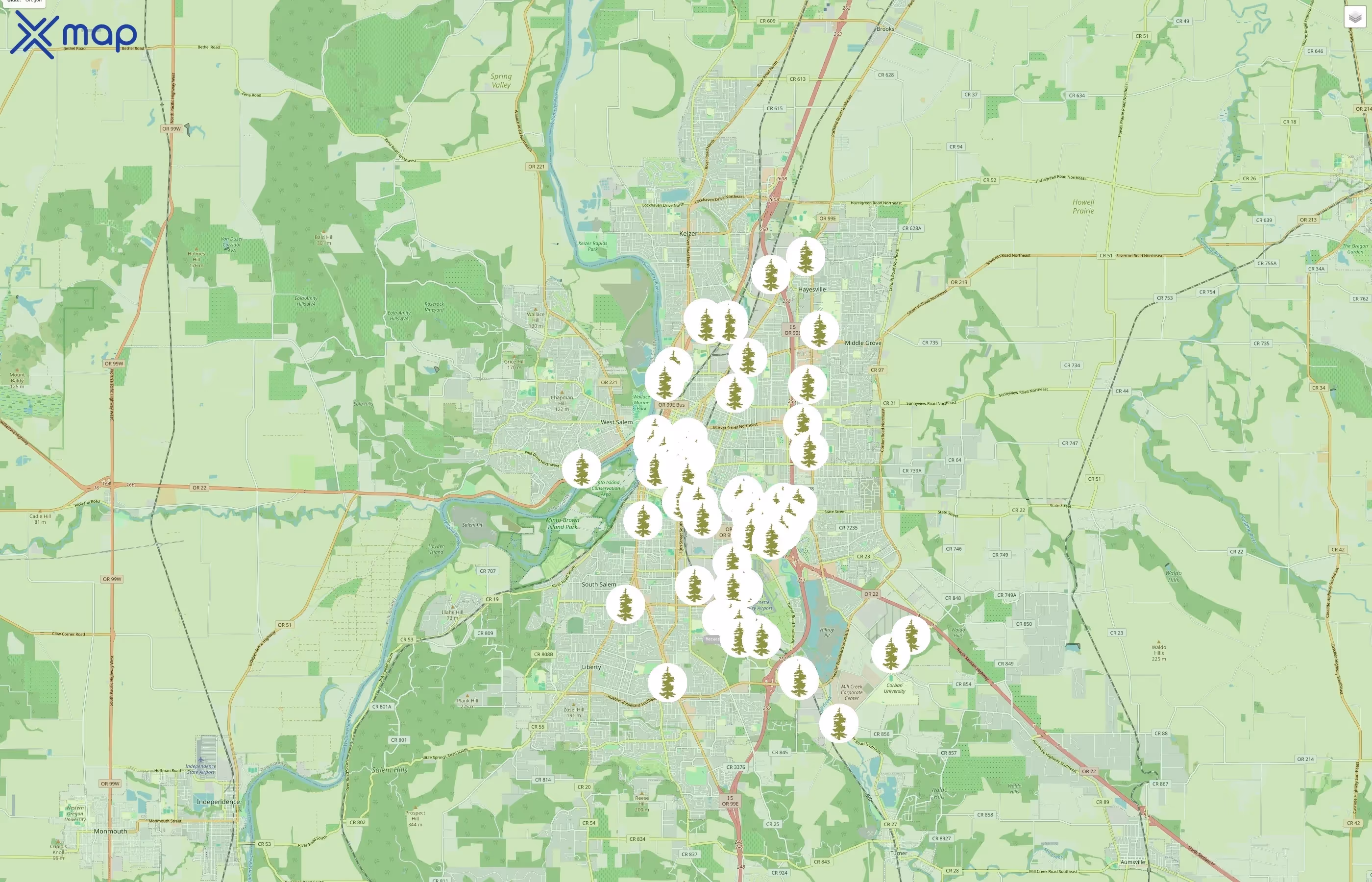 State of Oregon traffic data