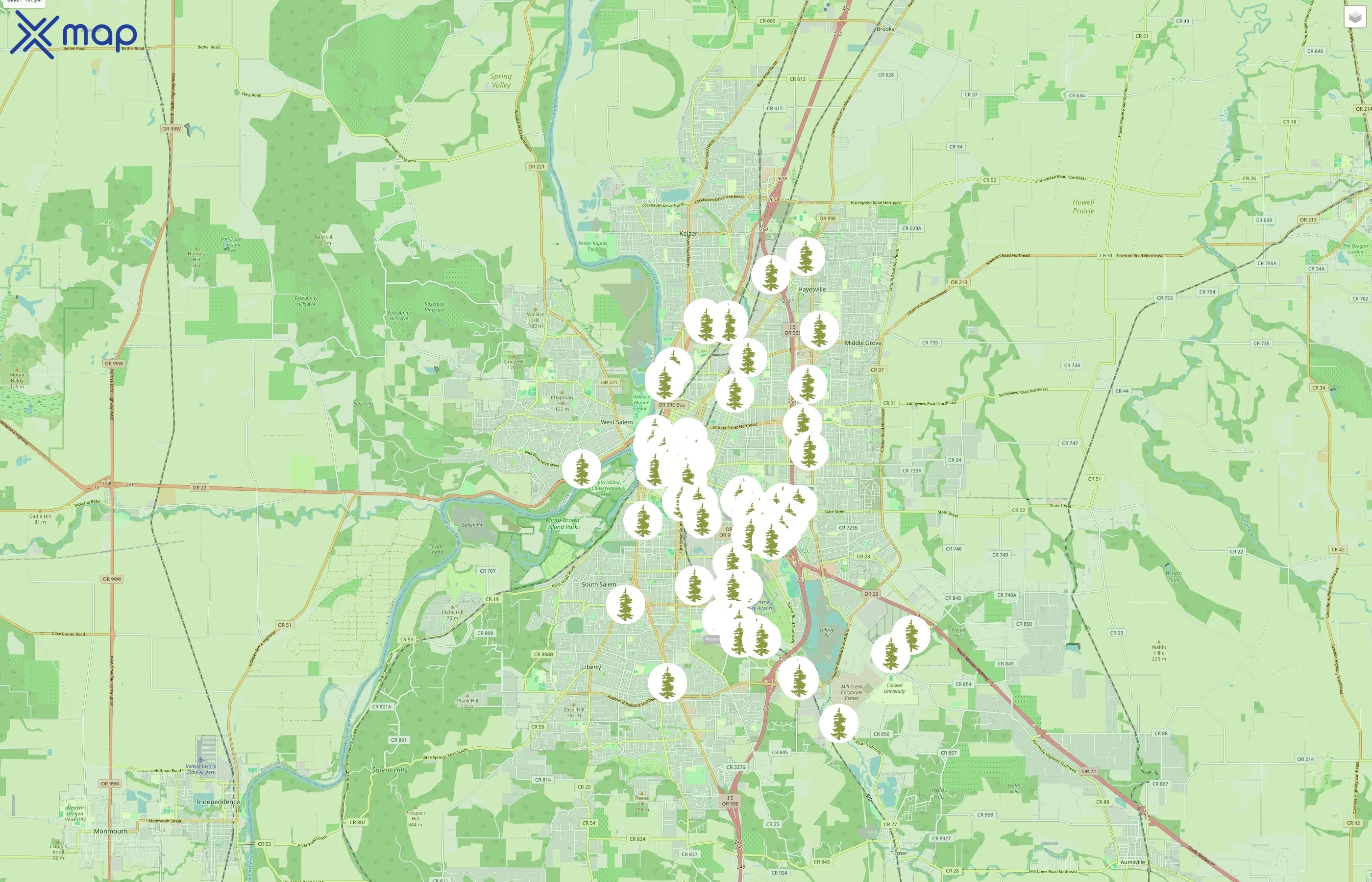 State of Oregon traffic data