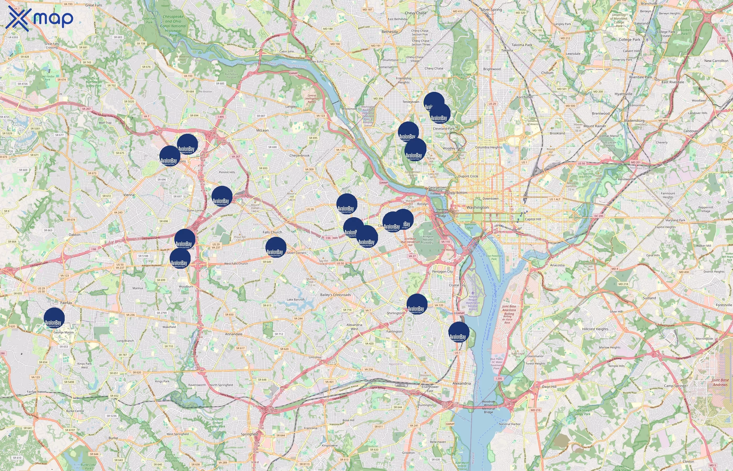 AvalonBay Communities area coverage