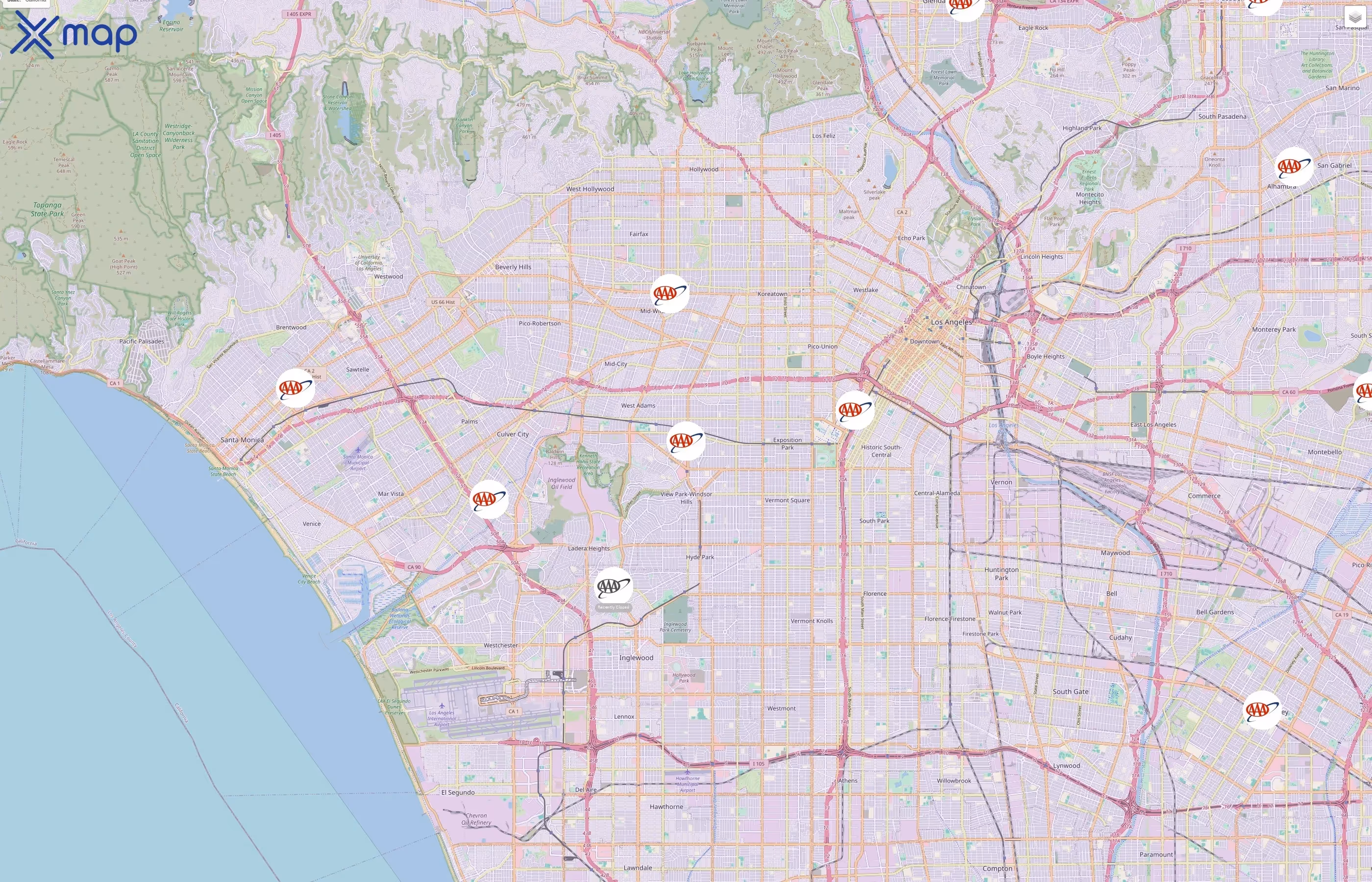 American Automobile Association traffic data