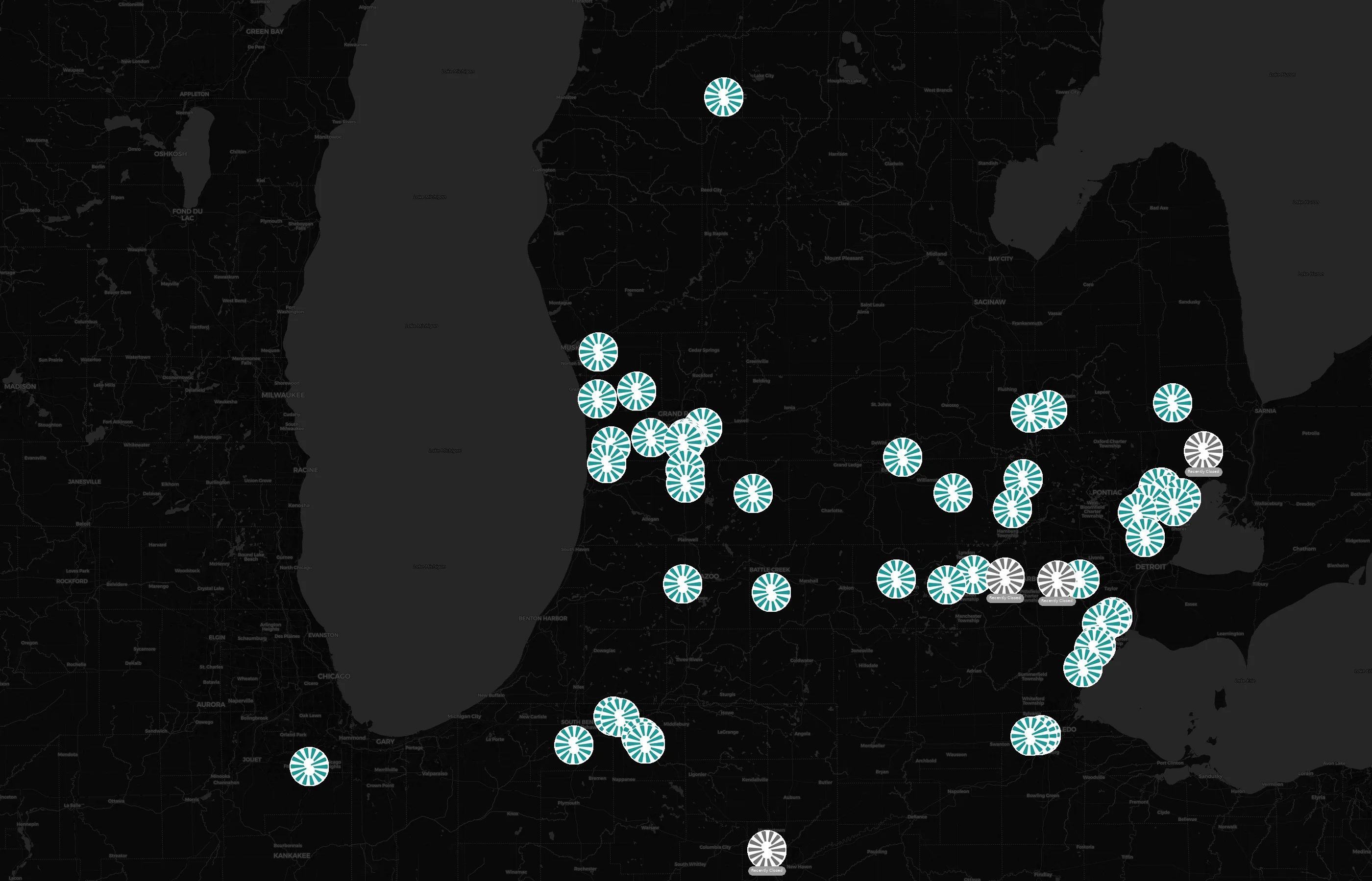 Sun Communities city distribution