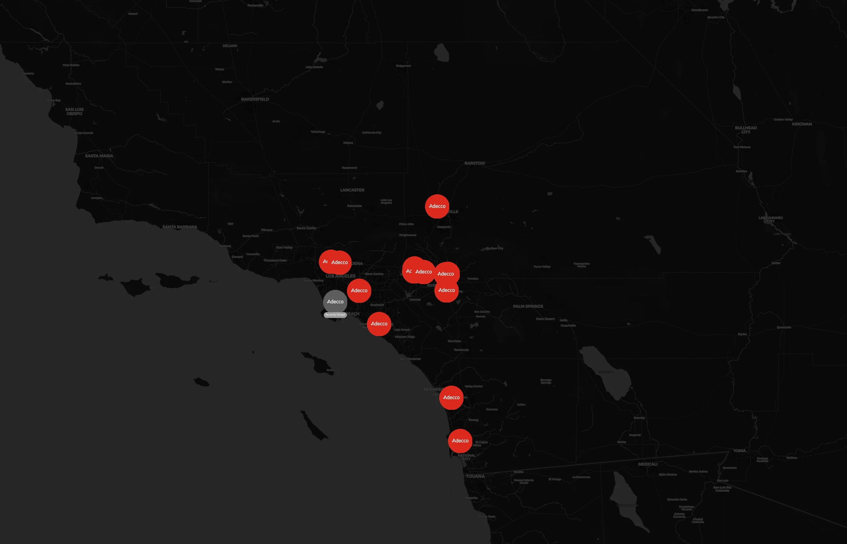 Adecco city distribution