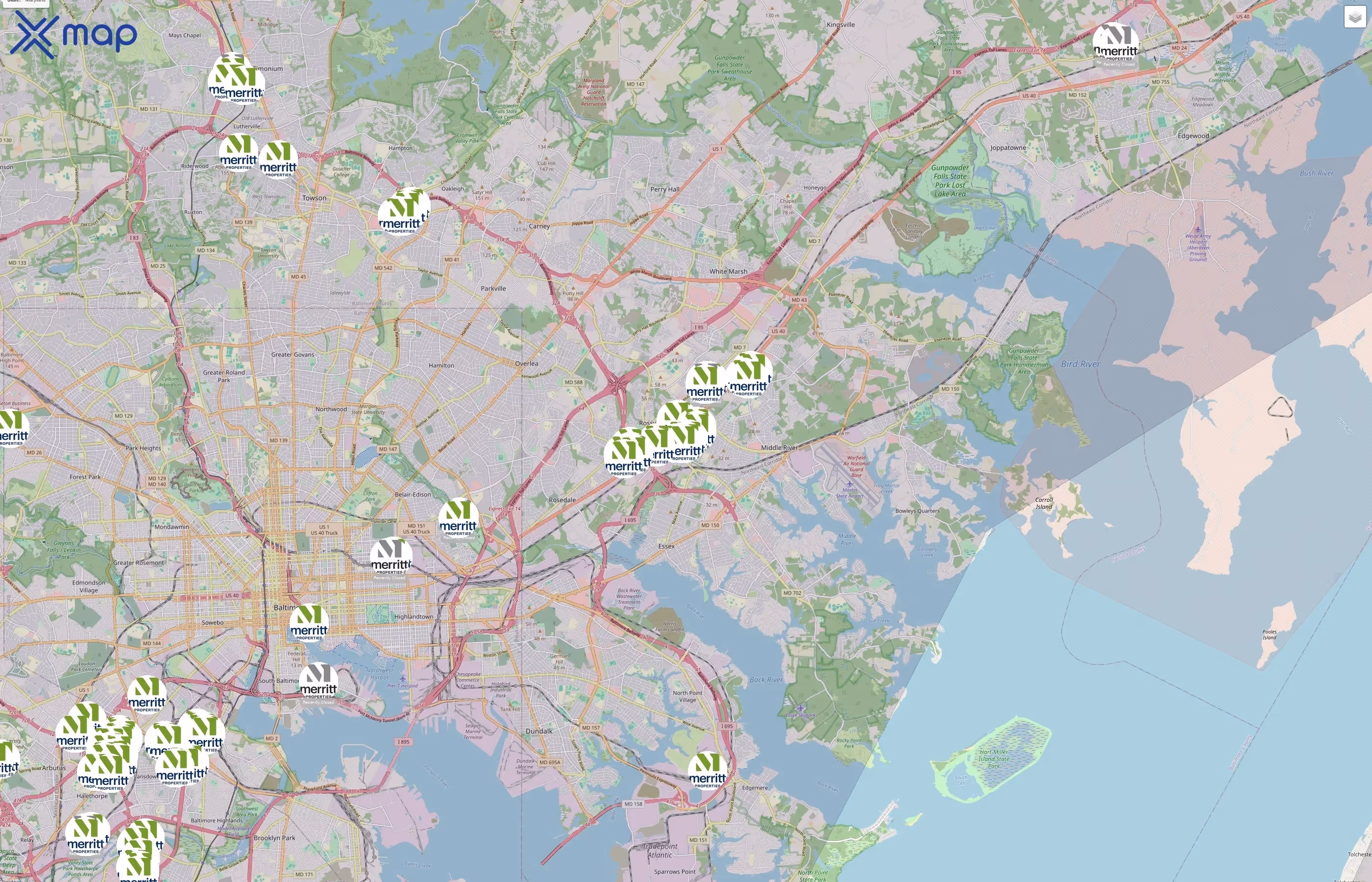 Merritt Properties traffic data