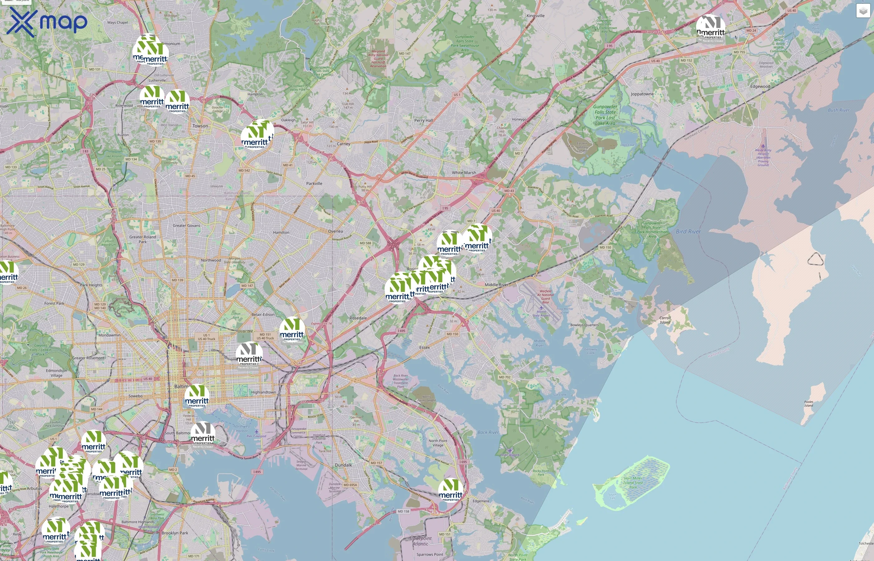Merritt Properties traffic data