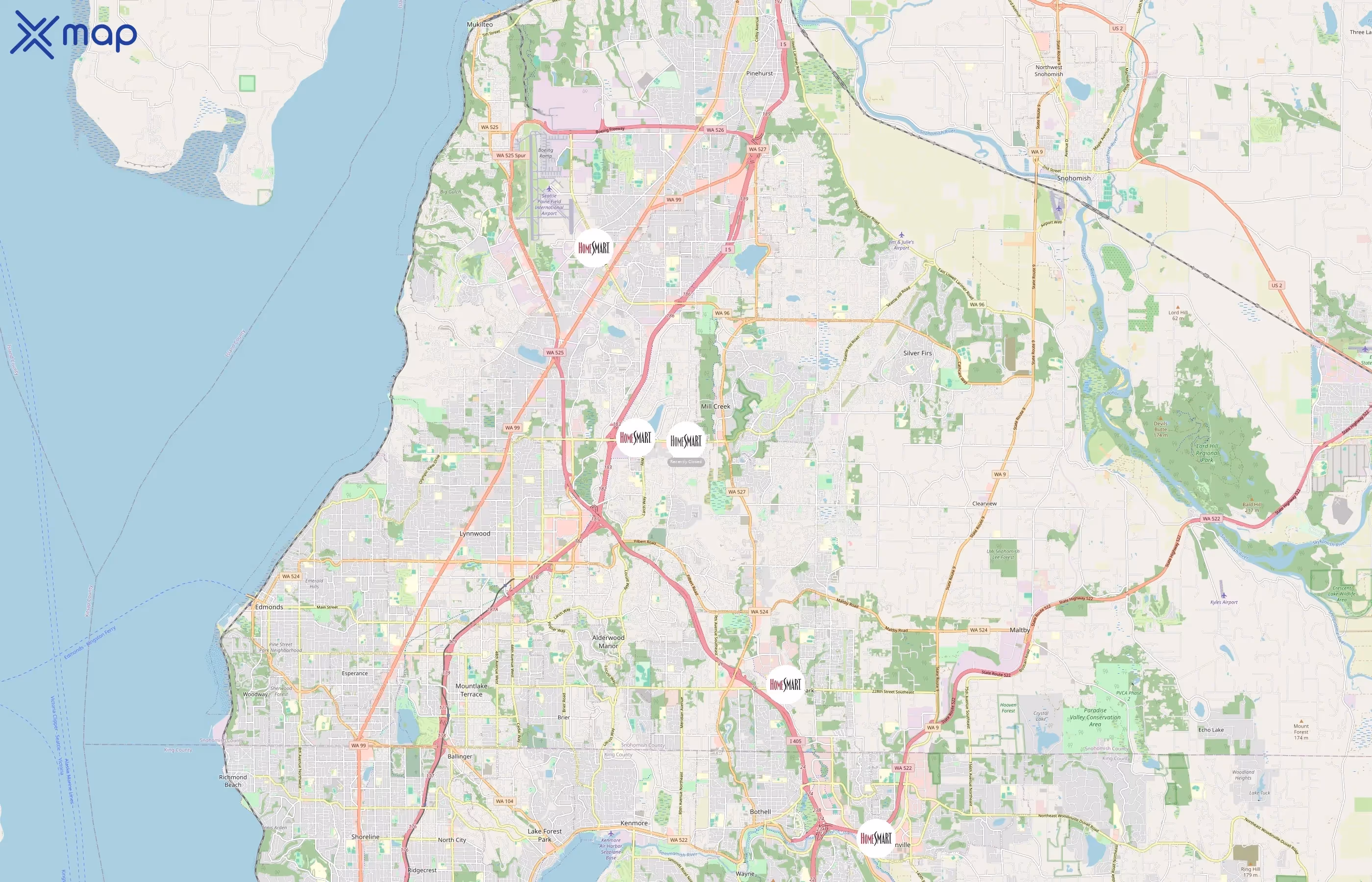 HomeSmart area coverage