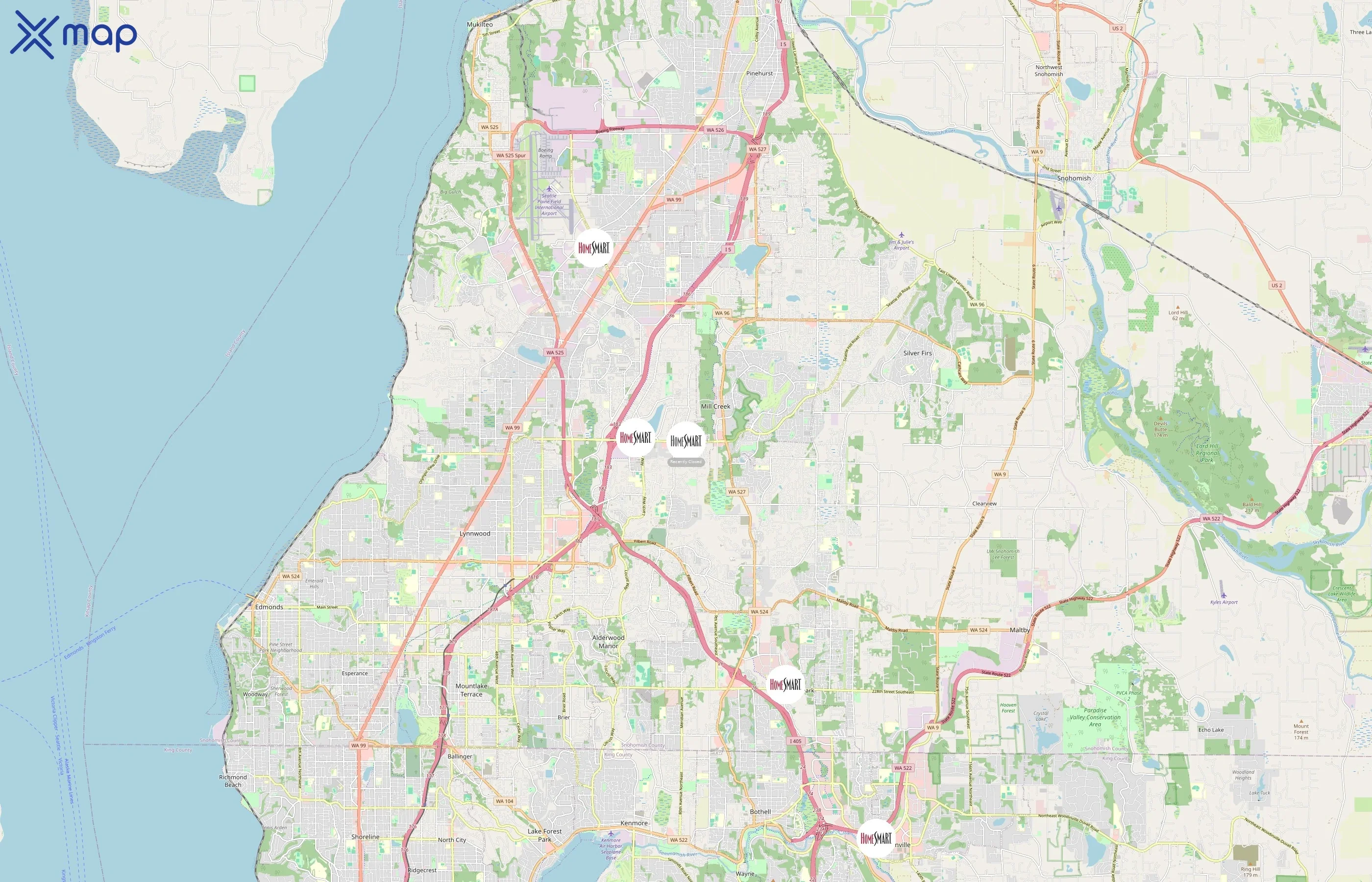 HomeSmart area coverage