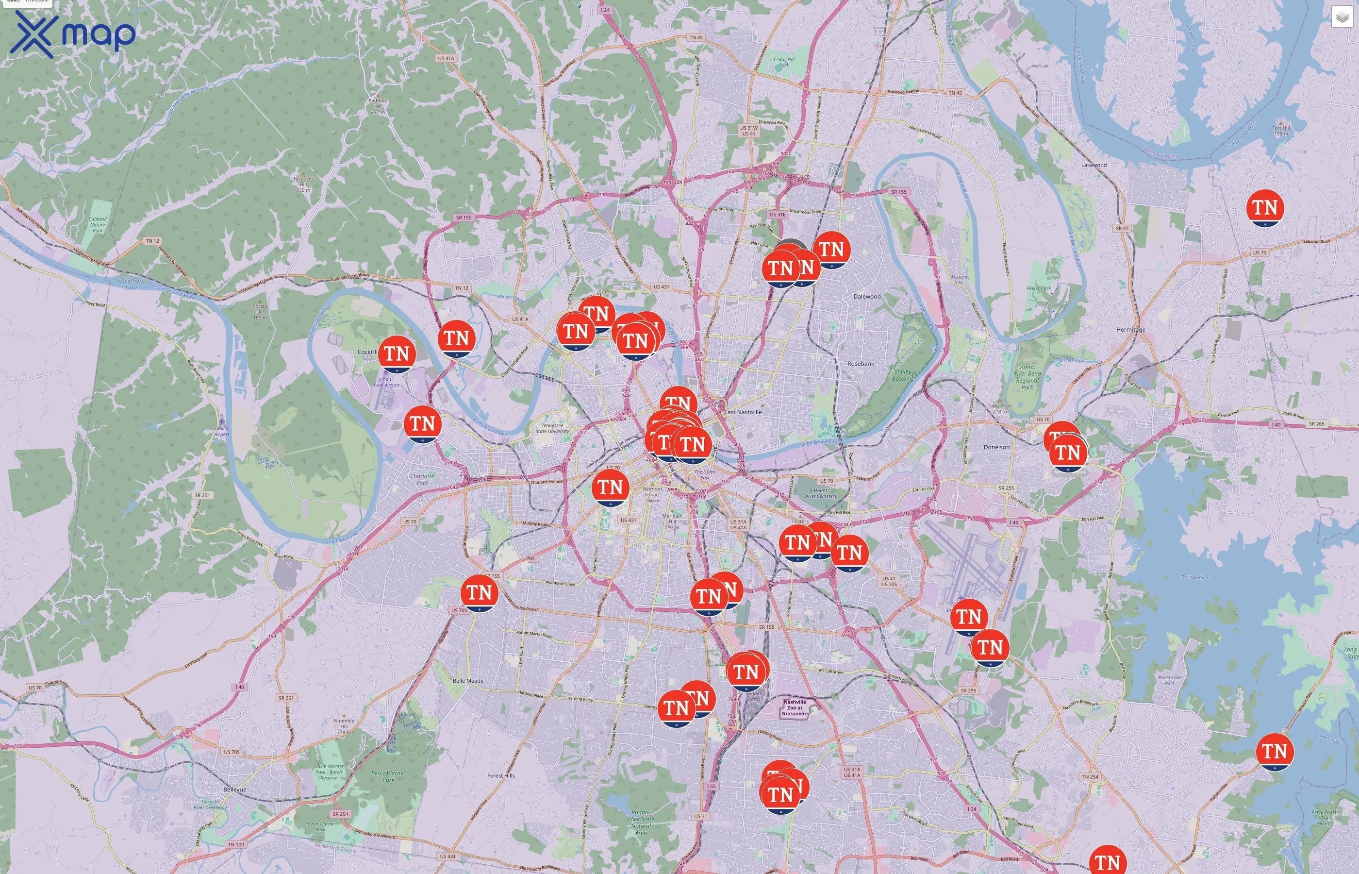 State of Tennessee traffic data