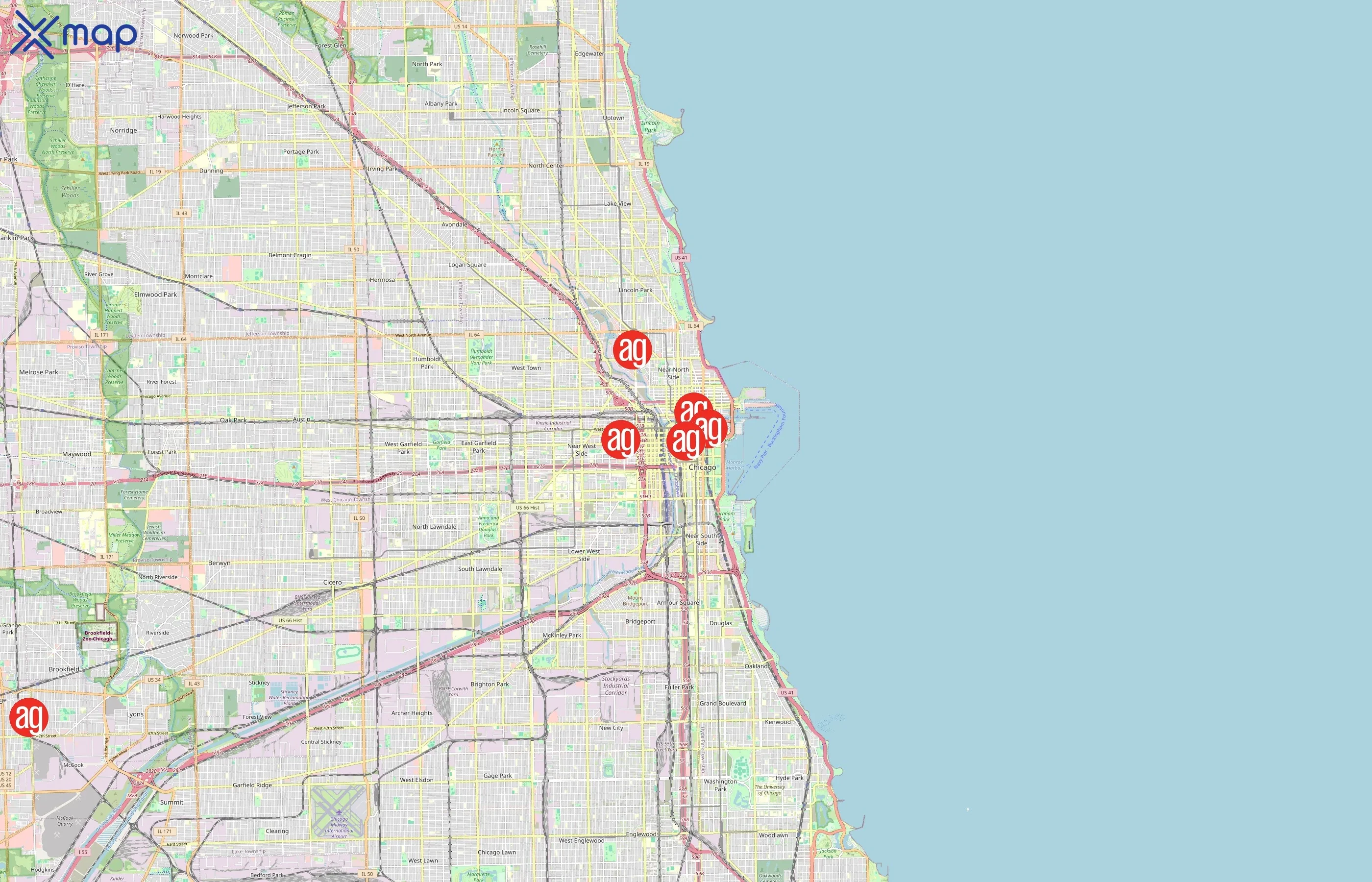 AlphaGraphics area coverage