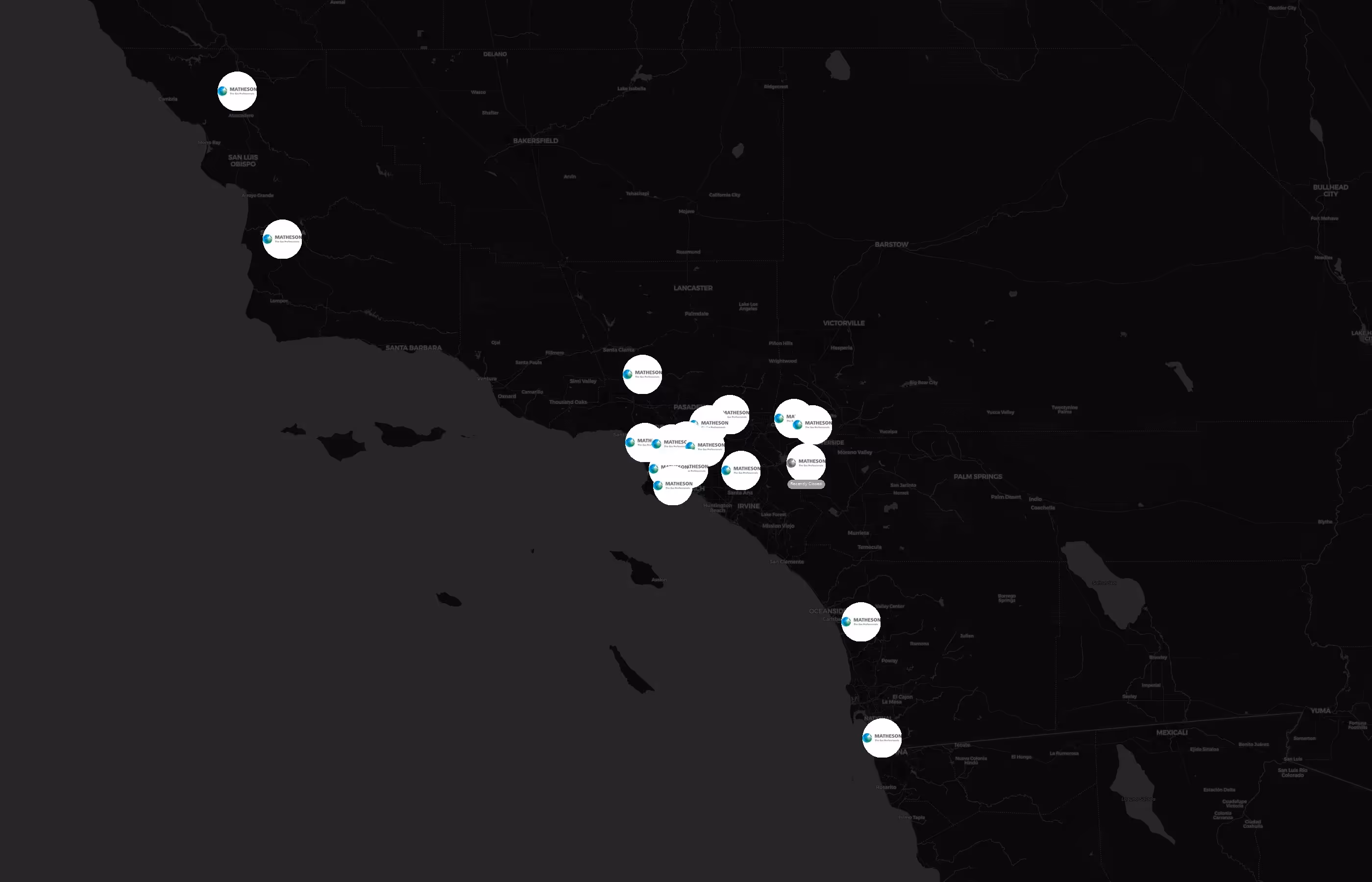 Matheson city distribution