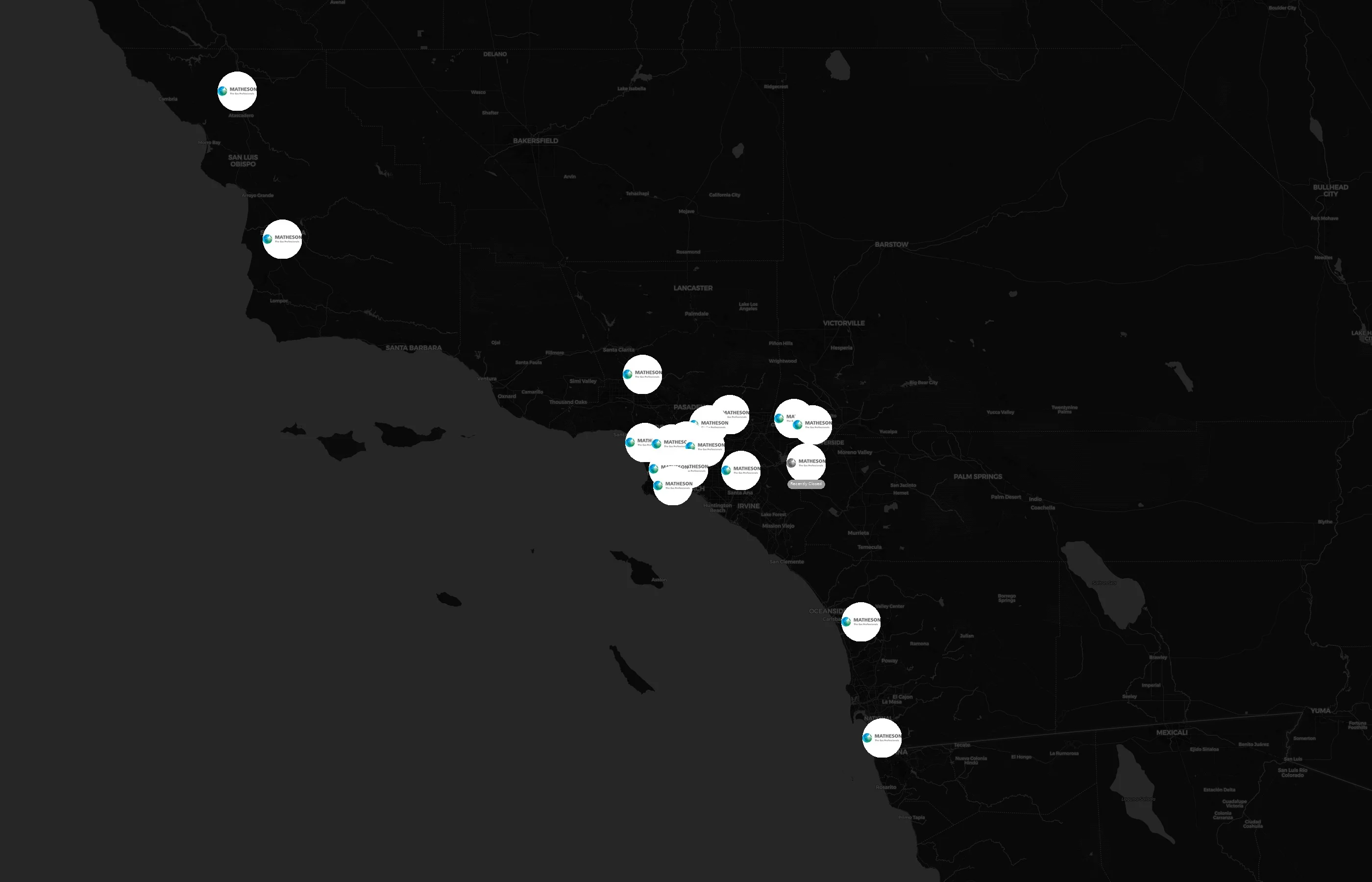 Matheson city distribution