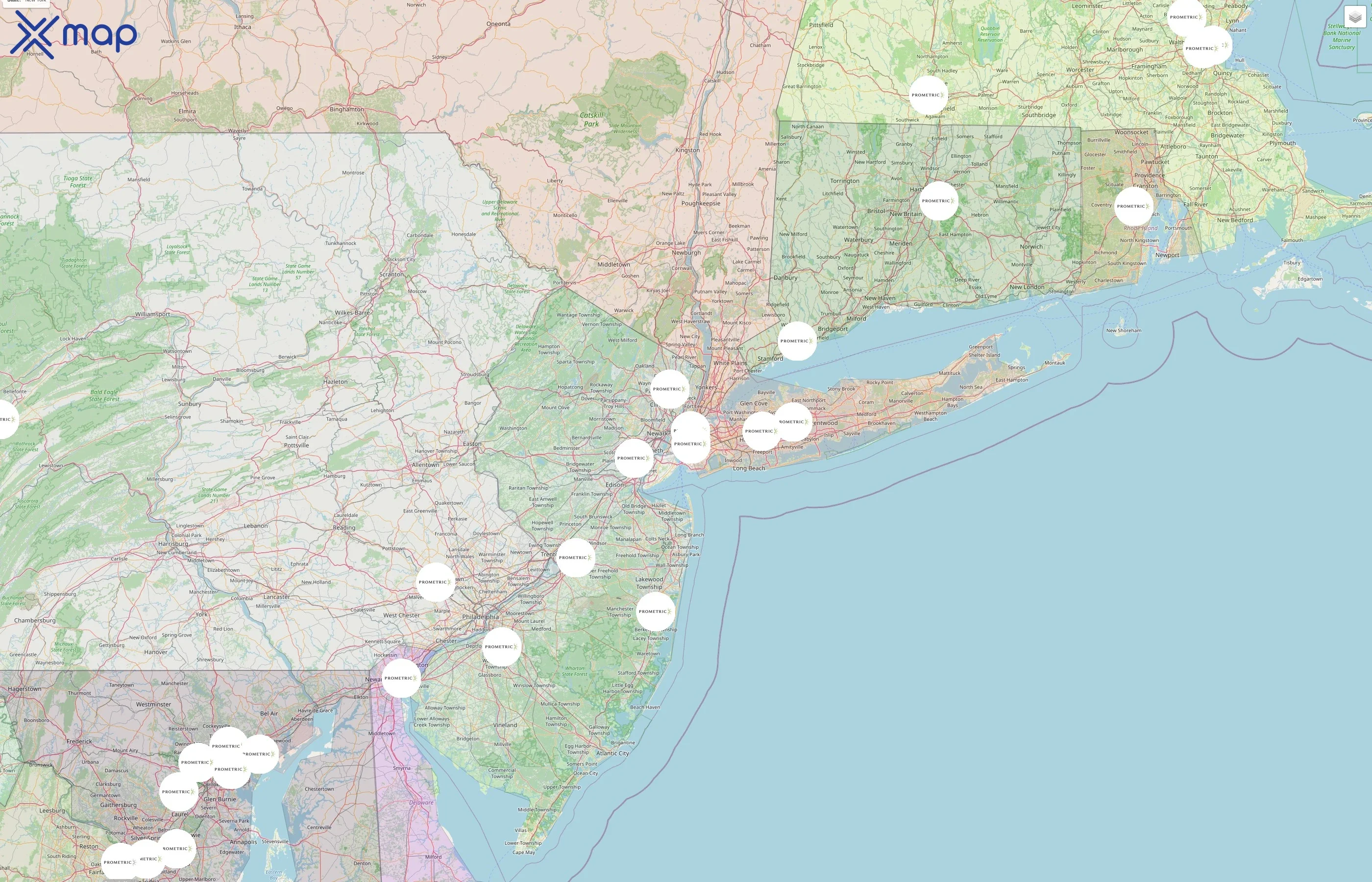 Prometric street hotspots
