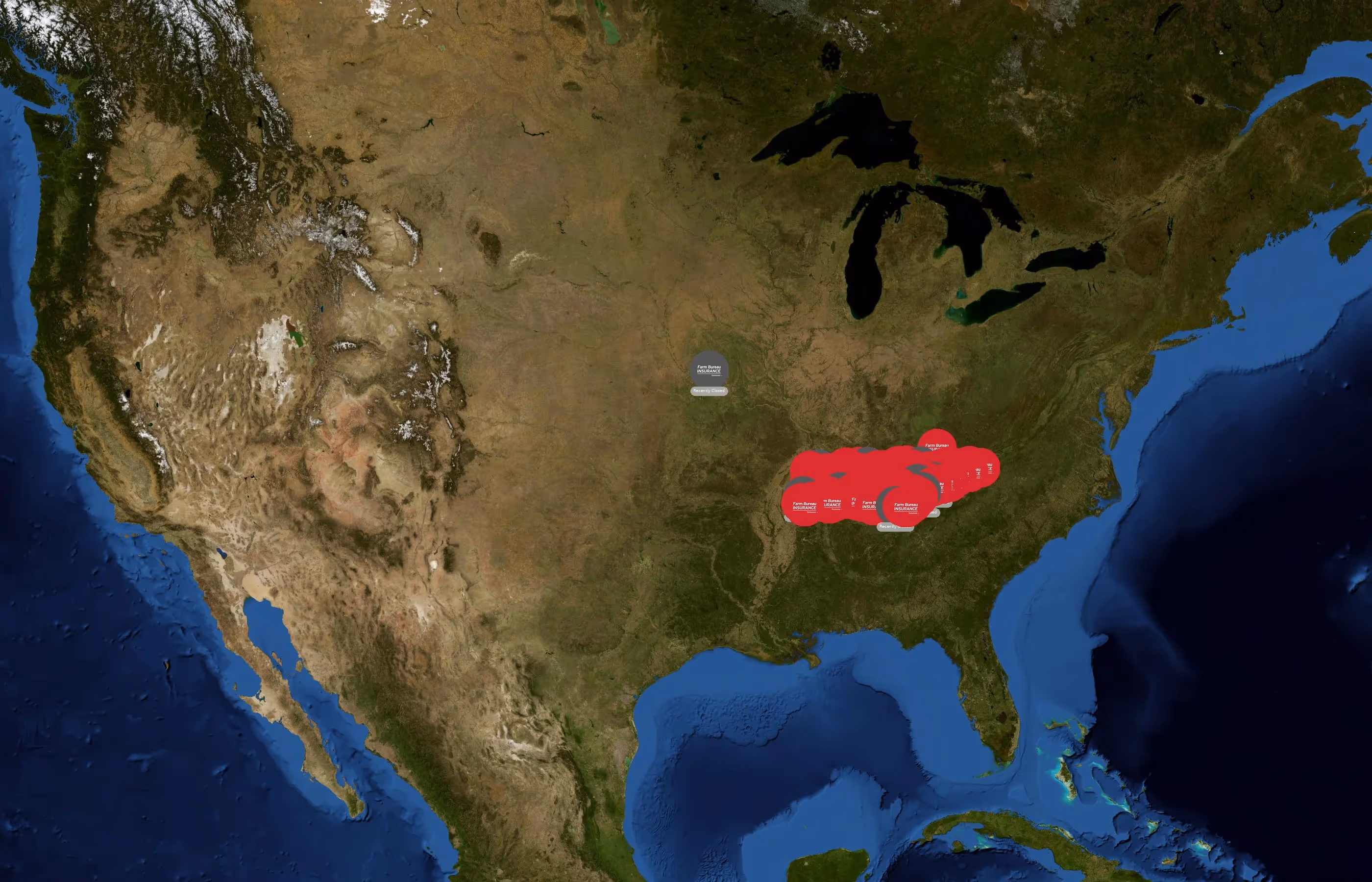 Farm Bureau Insurance state distribution