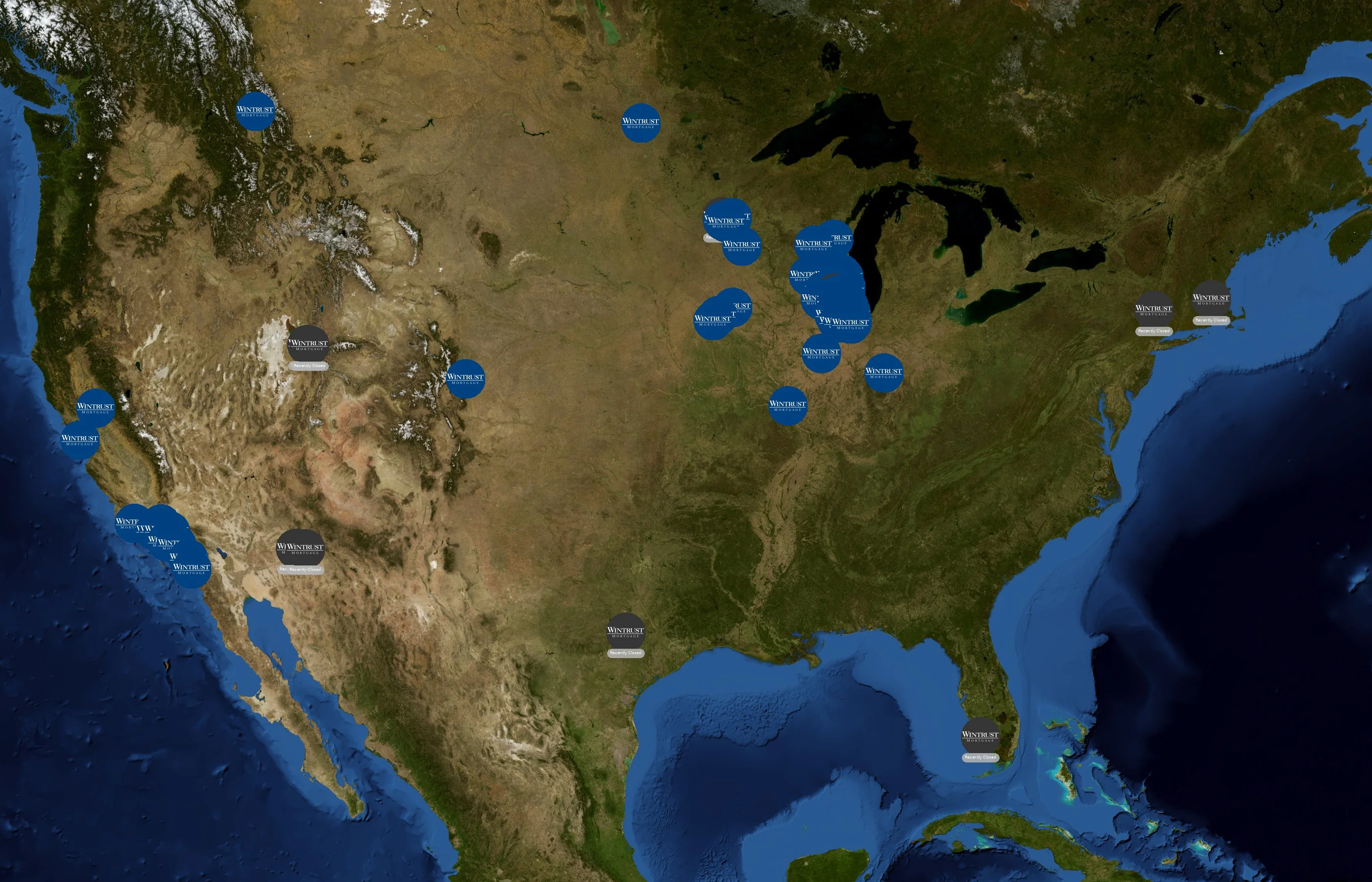 Wintrust Mortgage state distribution