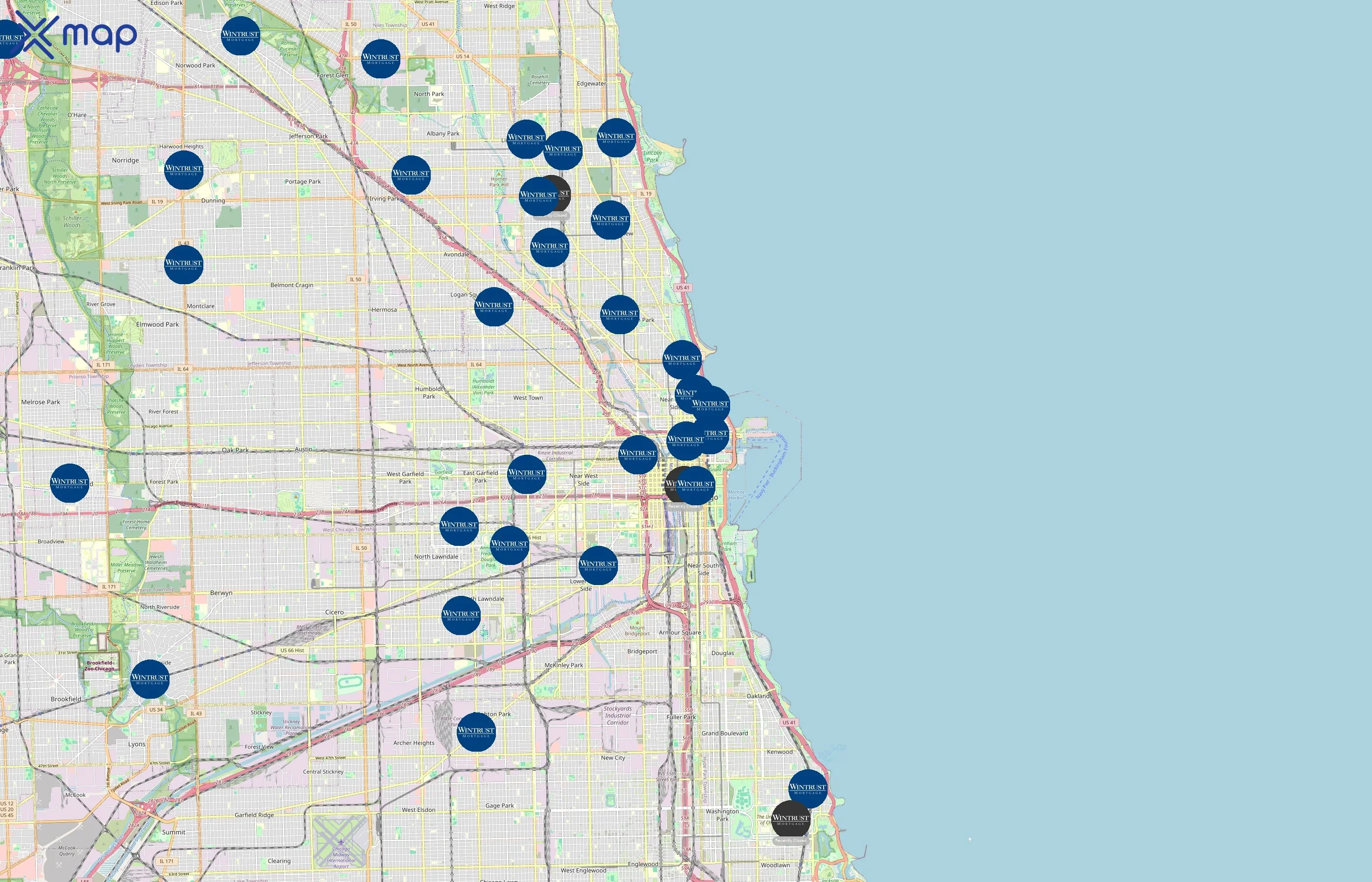 Wintrust Mortgage area coverage