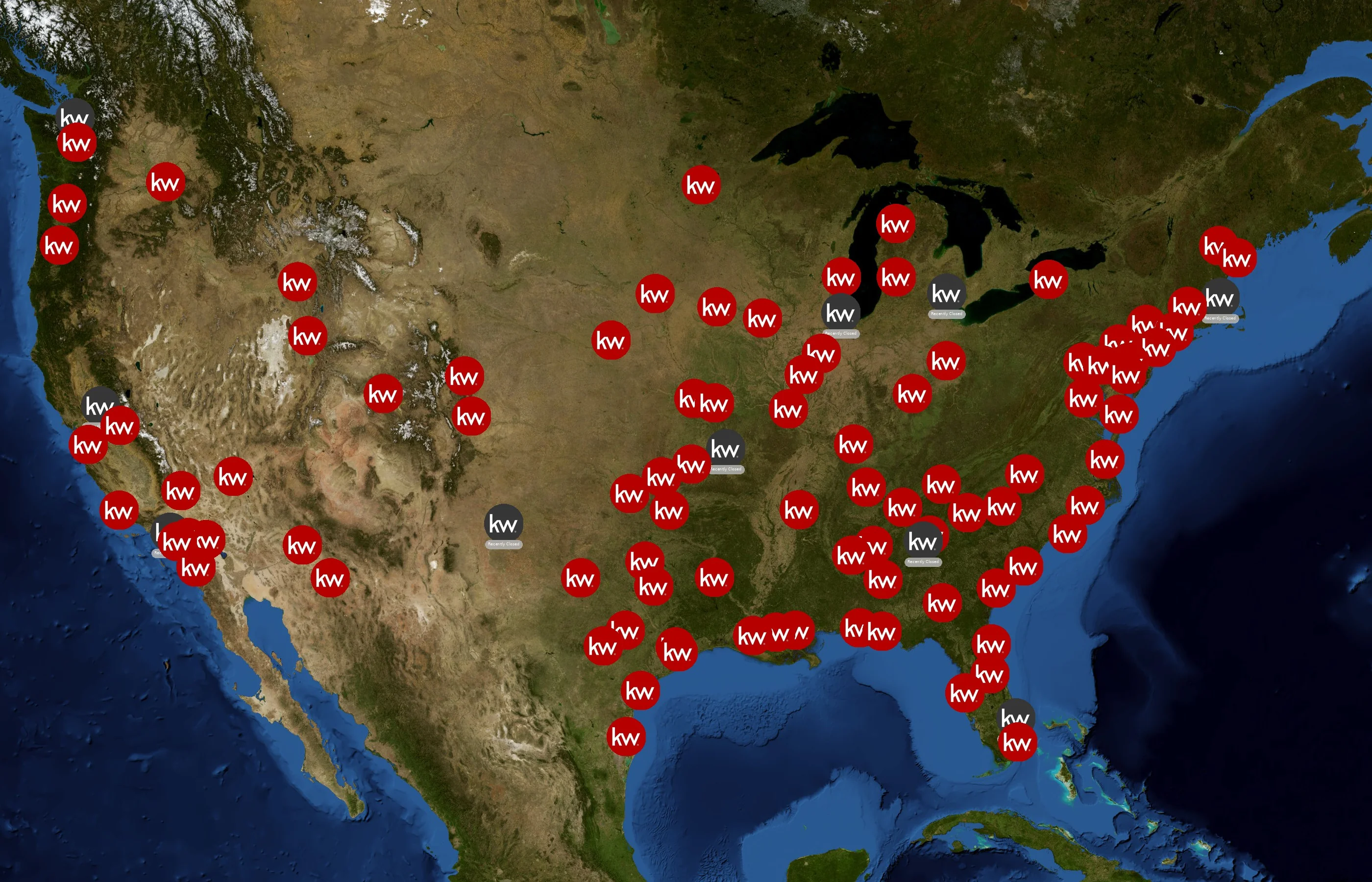 Keller Williams Realty state distribution