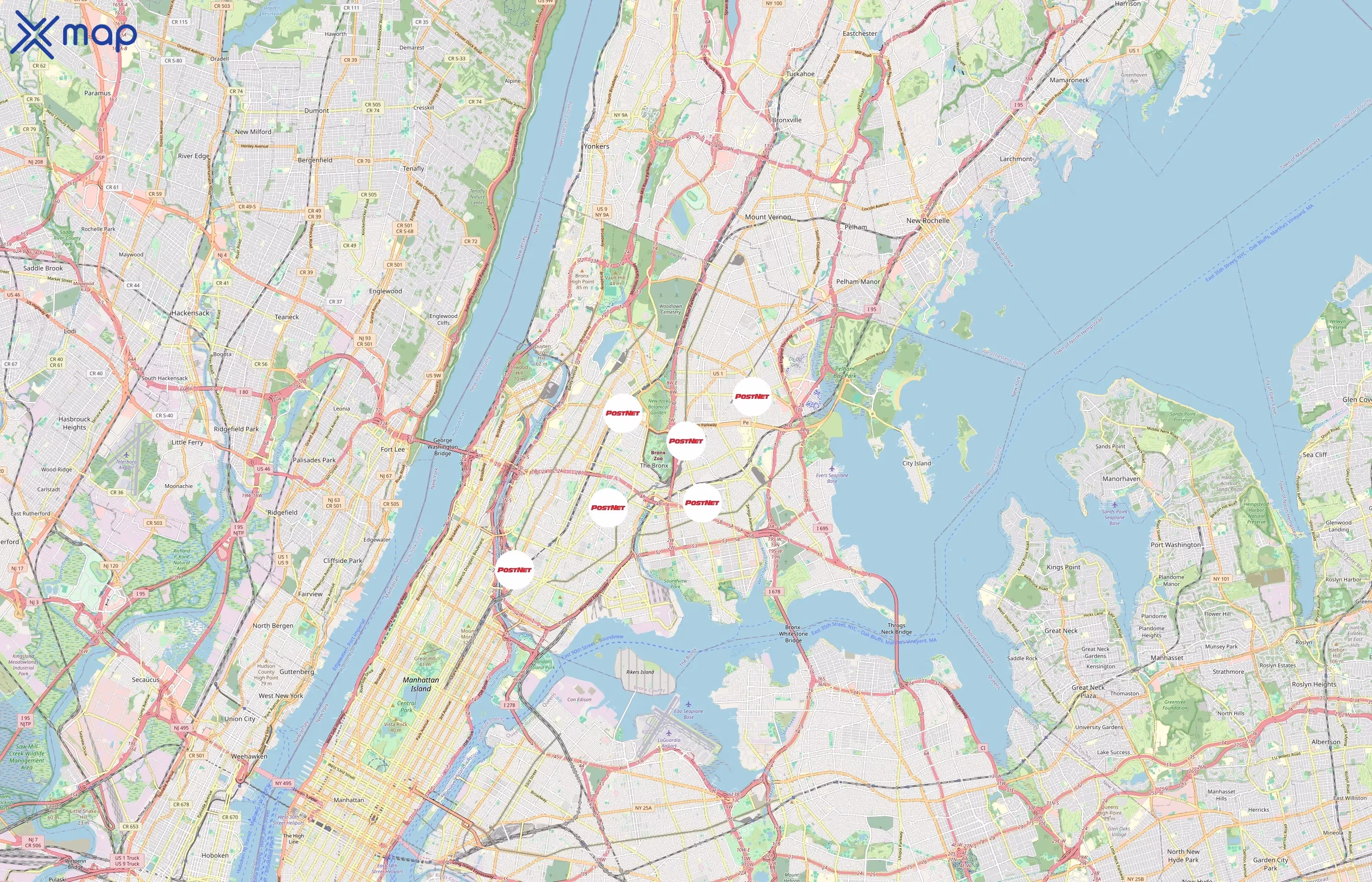 PostNet area coverage