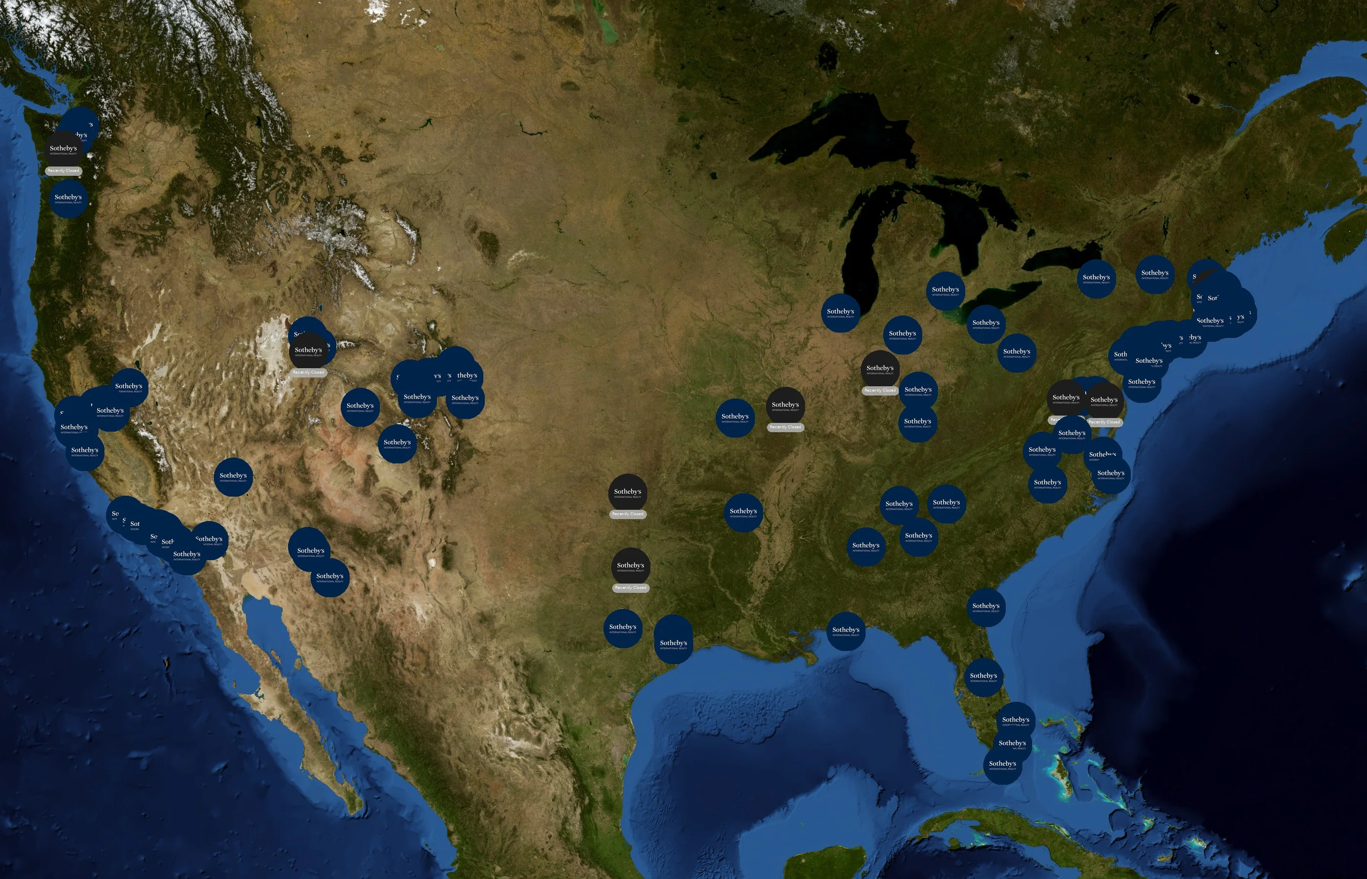 Sotheby's International Realty state distribution
