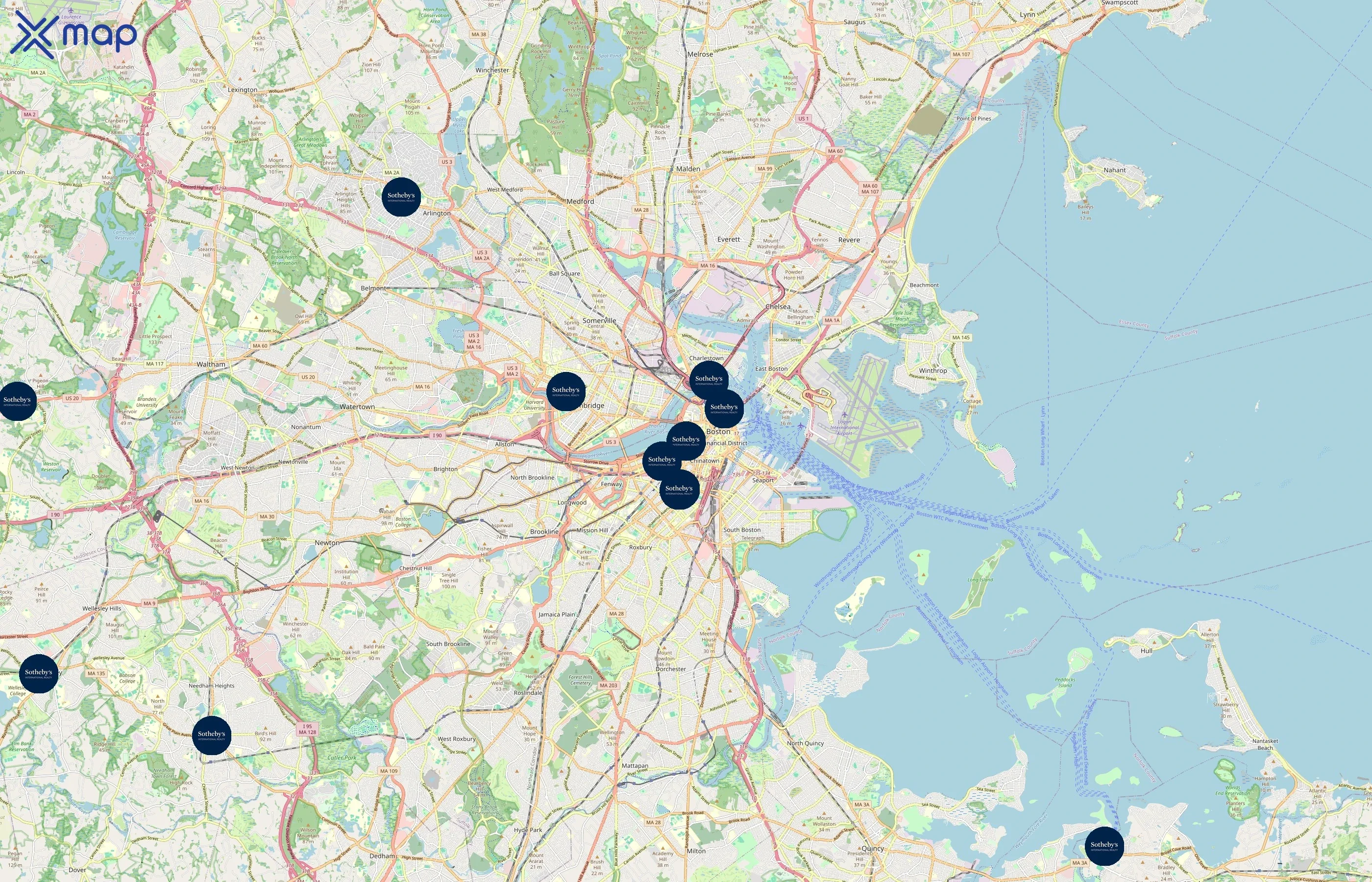 Sotheby's International Realty area coverage